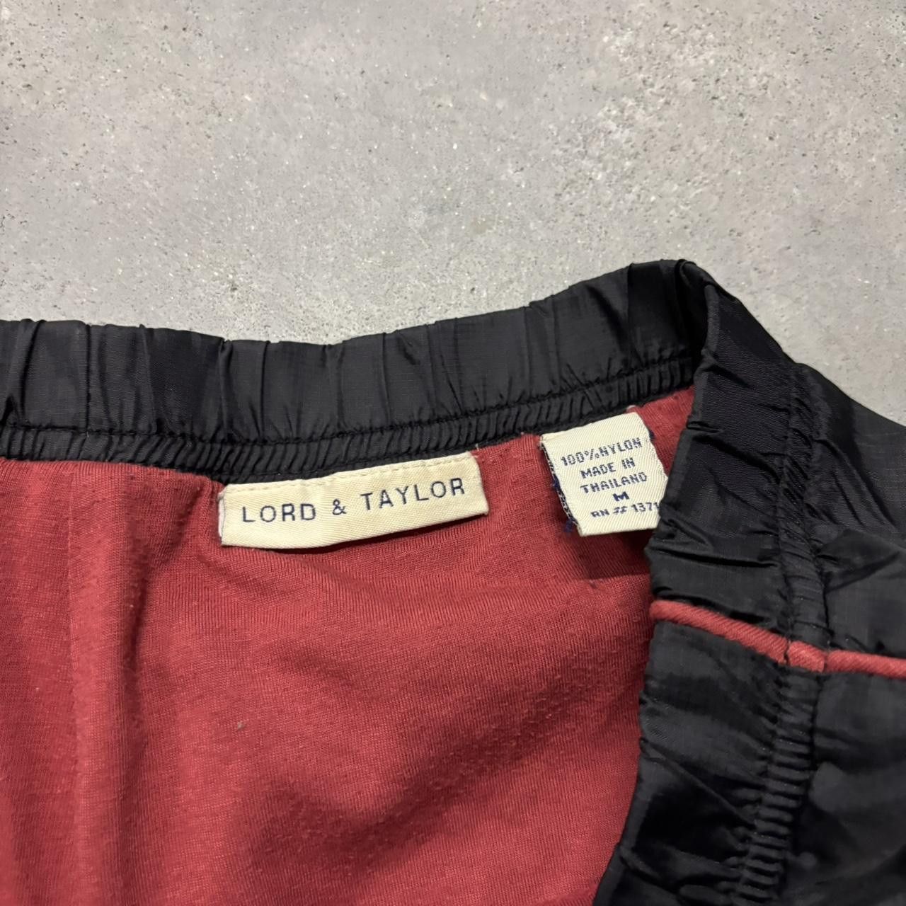 Japanese Brand × Vintage Crazy Vintage Y2K/2000s Black Red Streetwear Essential Track Pants! Size US 32 / EU 48 - 6 Thumbnail