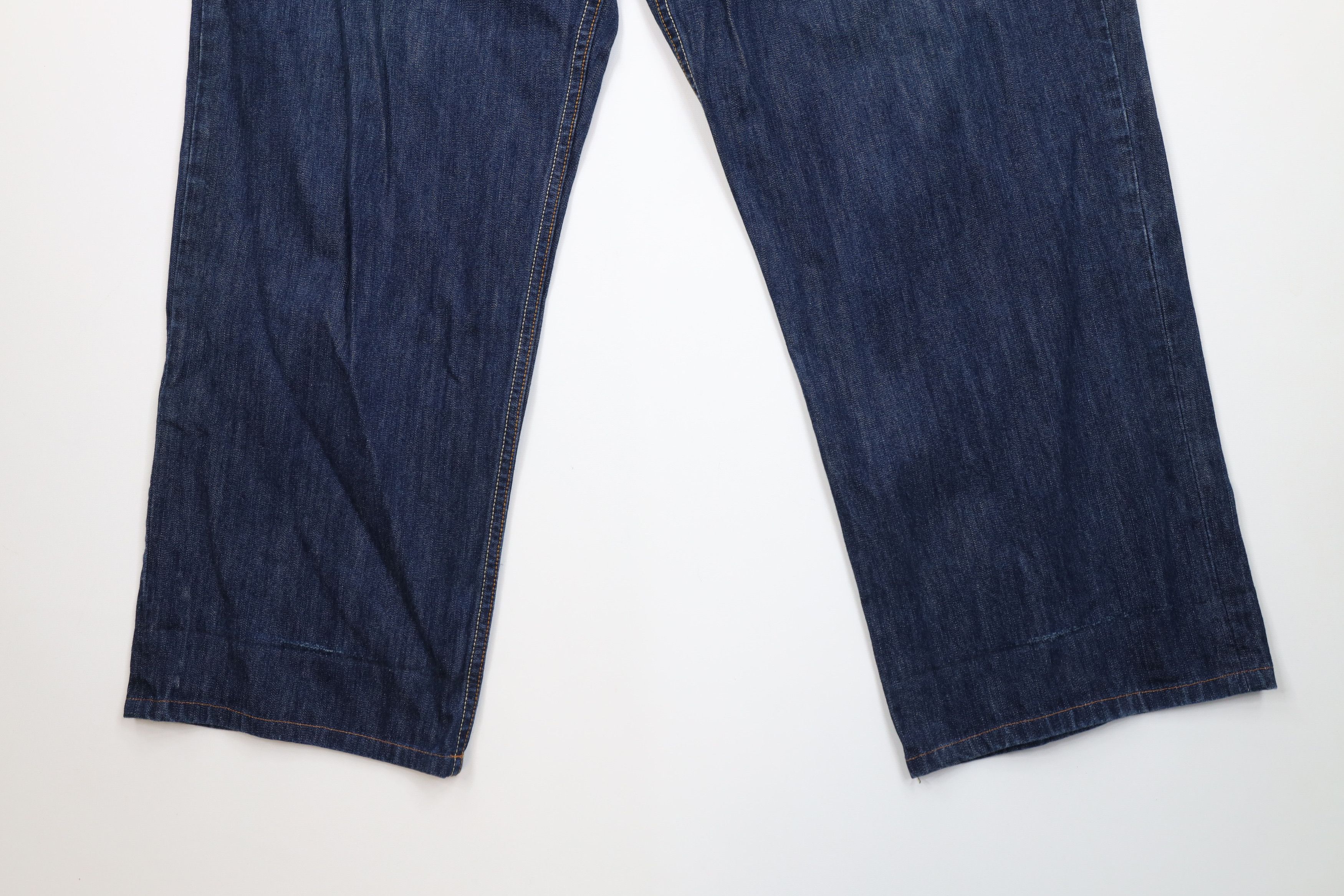 Rocawear Vintage 90s Y2K Rocawear Baggy Wide Leg Denim Jeans Blue Size US 38 / EU 54 - 4 Thumbnail