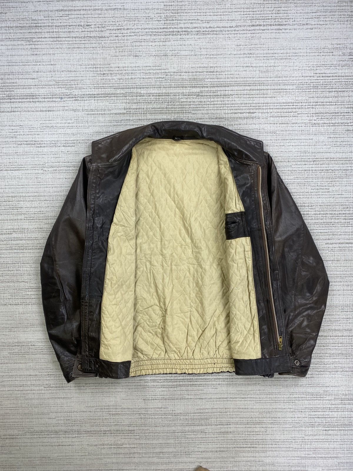Le Grande Bleu (L.G.B.) × Vintage Vintage Japanese Brand Leather Jacket Size US L / EU 52-54 / 3 - 6 Thumbnail