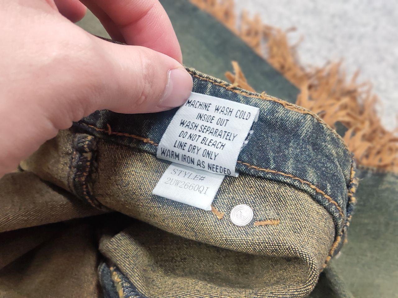 Vintage Vintage if six was nine style Faded denim Jeans Y2K l.g.b. Size US 30 / EU 46 - 16 Thumbnail