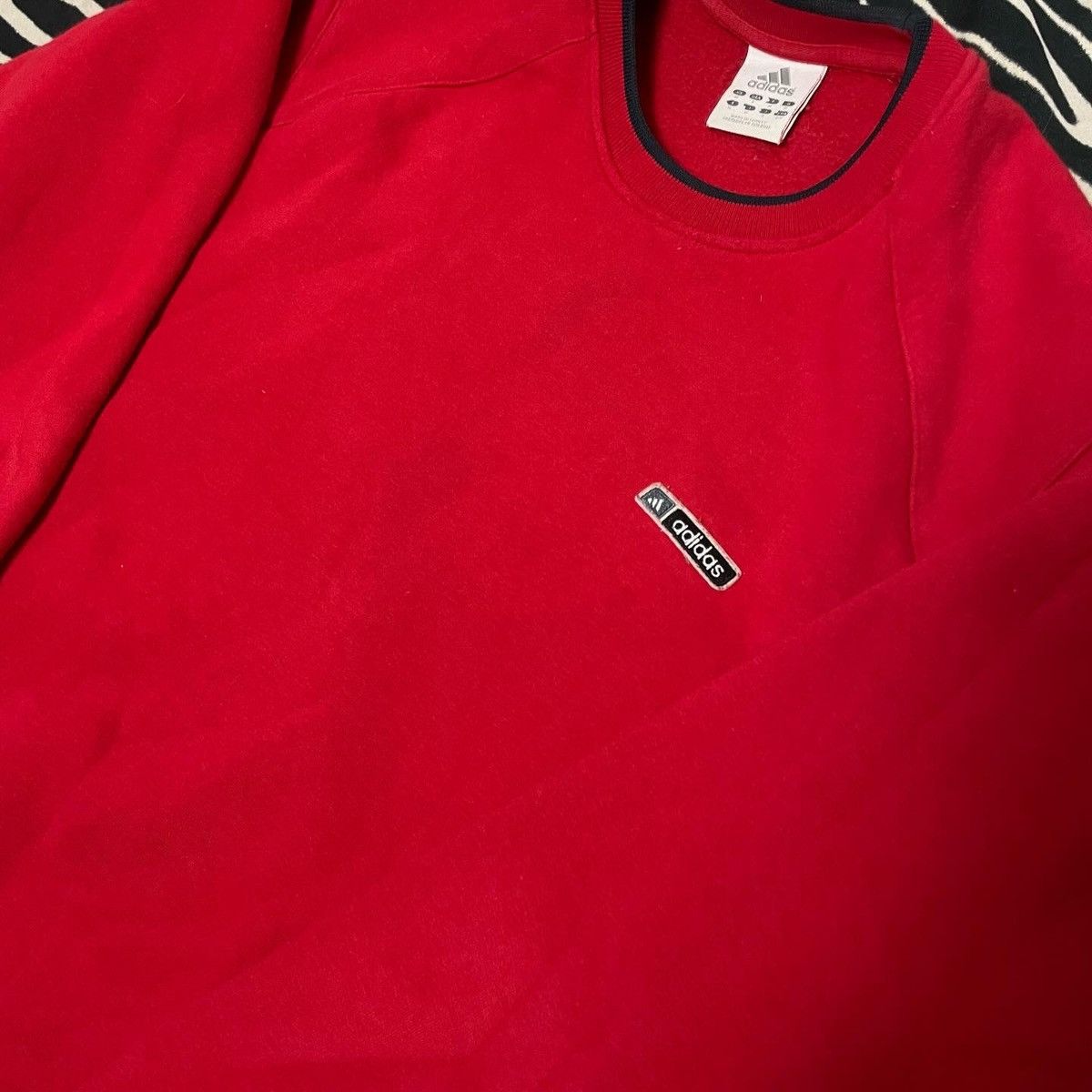 Adidas × Vintage Vintage Adidas Y2K oversized boxy 90s sweatshirt Size US M / EU 48-50 / 2 - 4 Thumbnail
