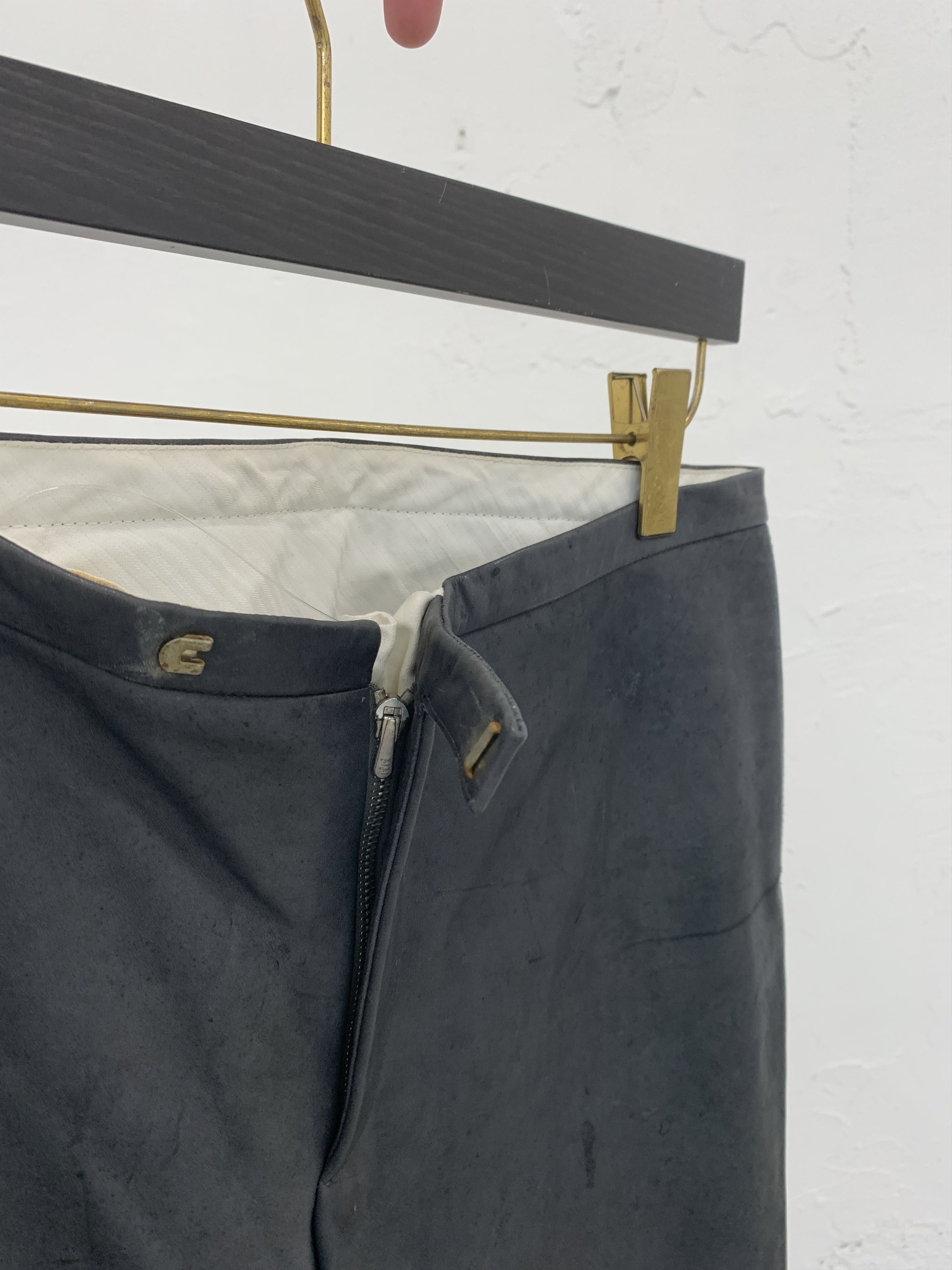 Carol Christian Poell SAMPLE CAROL CHRISTIAN POELL FALL 00 01 LEATHER PANTS Size US 34 / EU 50 - 4 Thumbnail