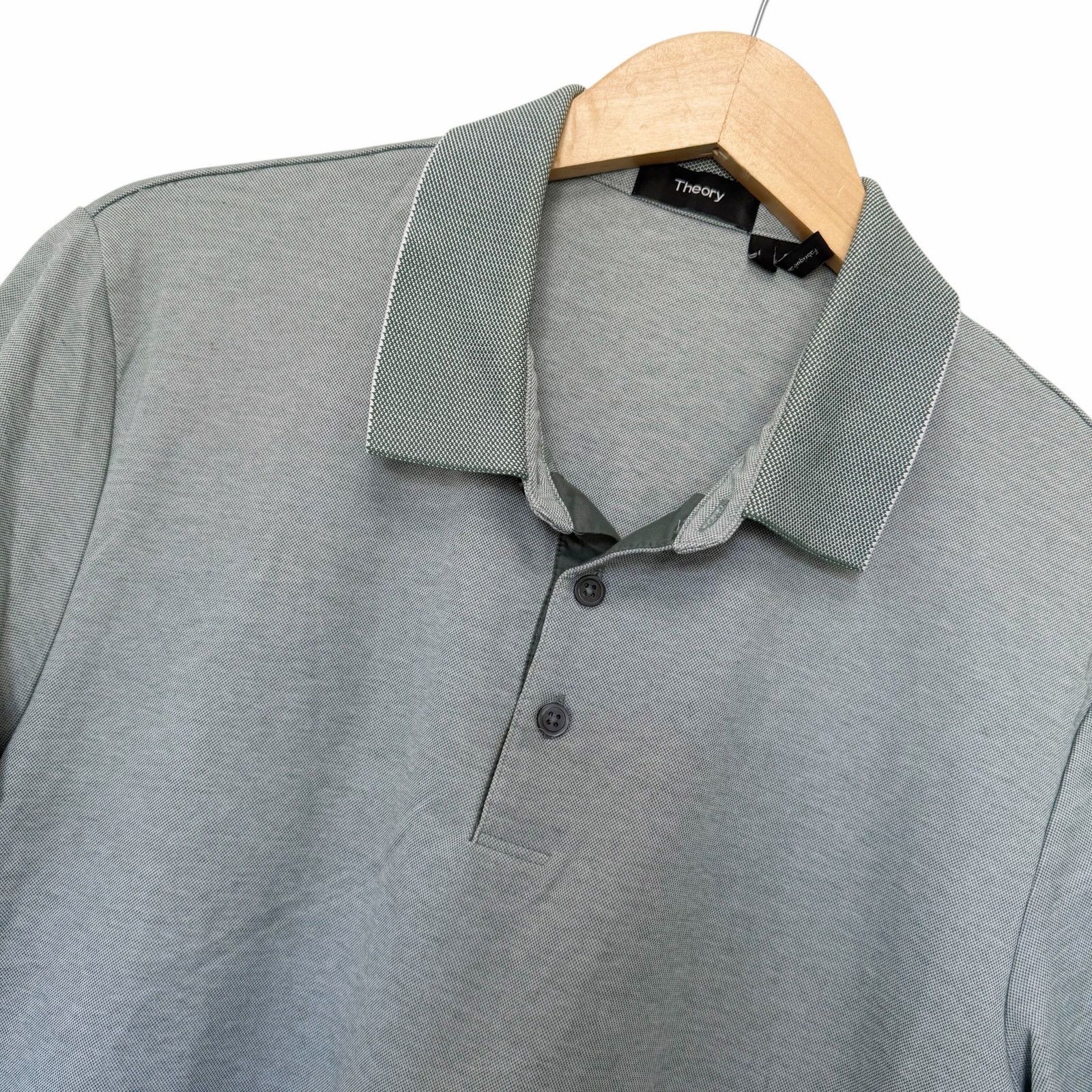 Theory Theory Atlas Pique Short Sleeve Polo Sz L Size US L / EU 52-54 / 3 - 1 Thumbnail
