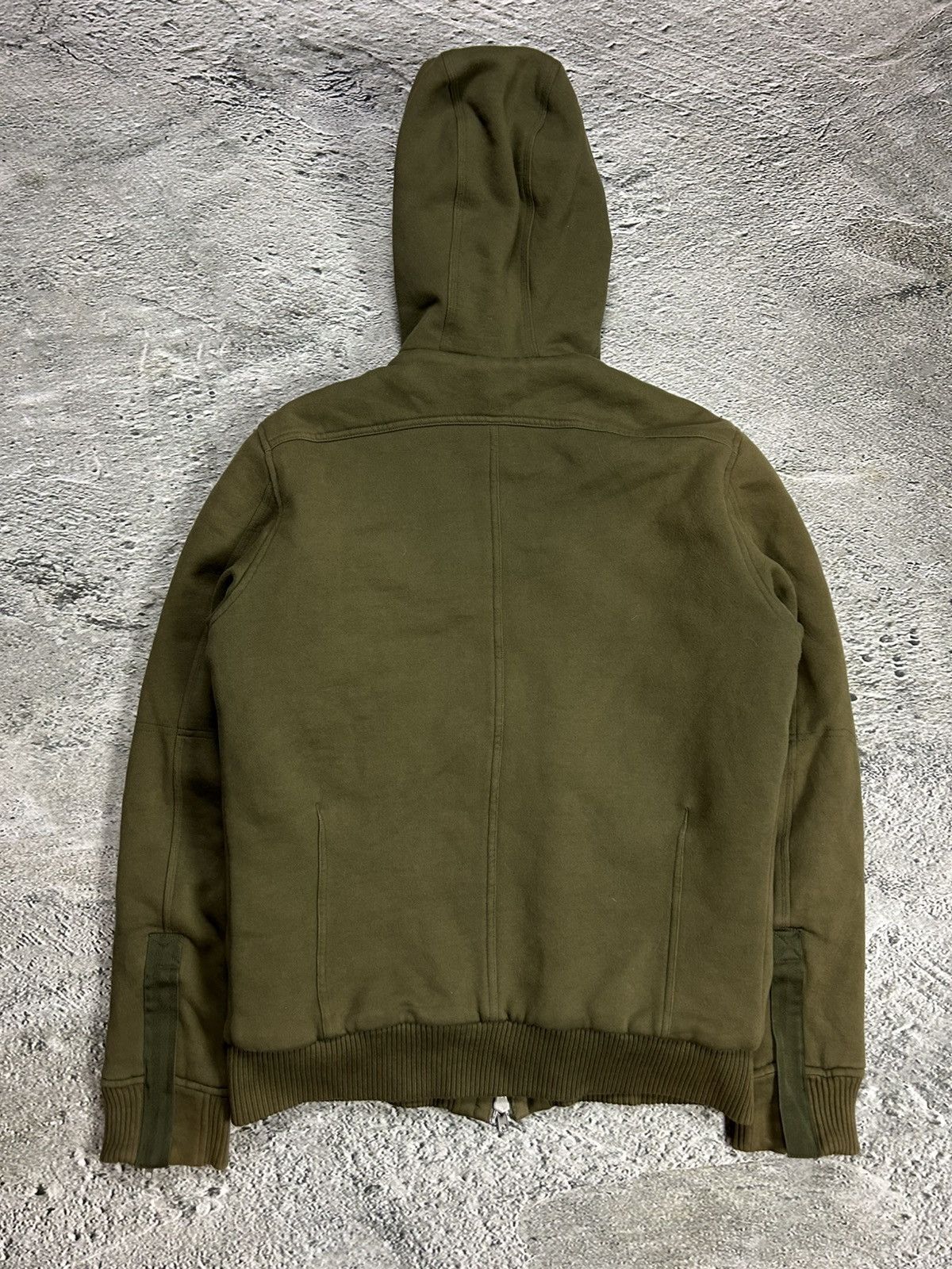 Diesel × Vintage Diesel vintage khaki zip hoodie teddy fur Y2K Japanese Size US XL / EU 56 / 4 - 11 Thumbnail