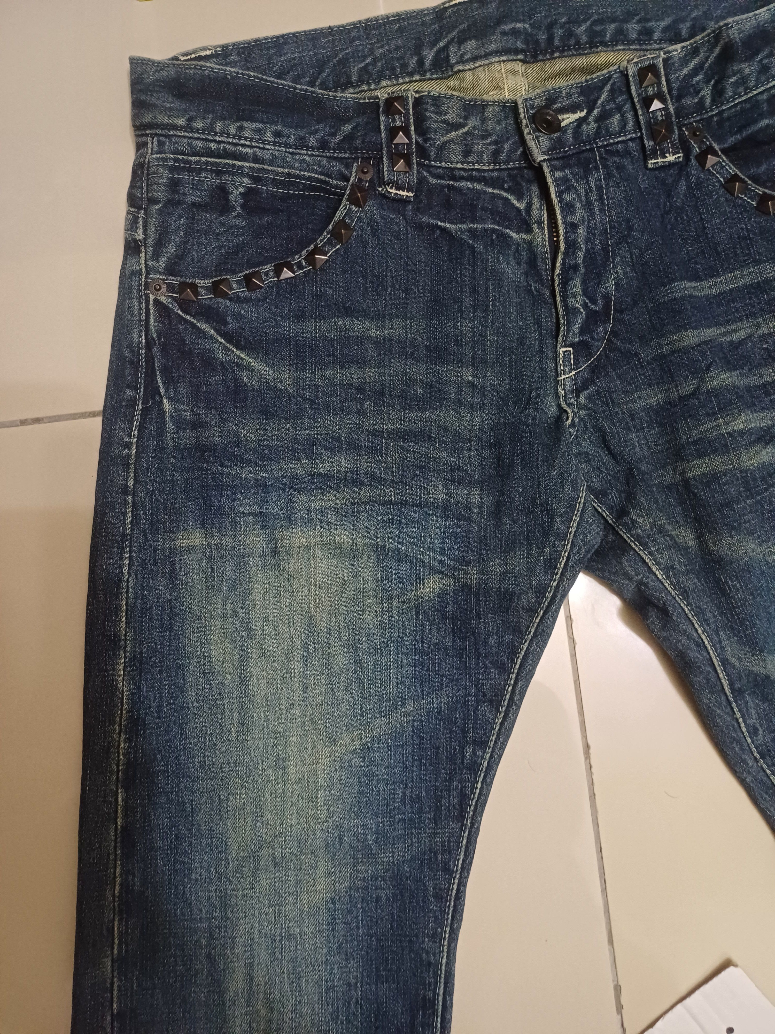 Other Studed design jeans 🔥 BEAMS 🔥 low rise Size US 32 / EU 48 - 7 Thumbnail