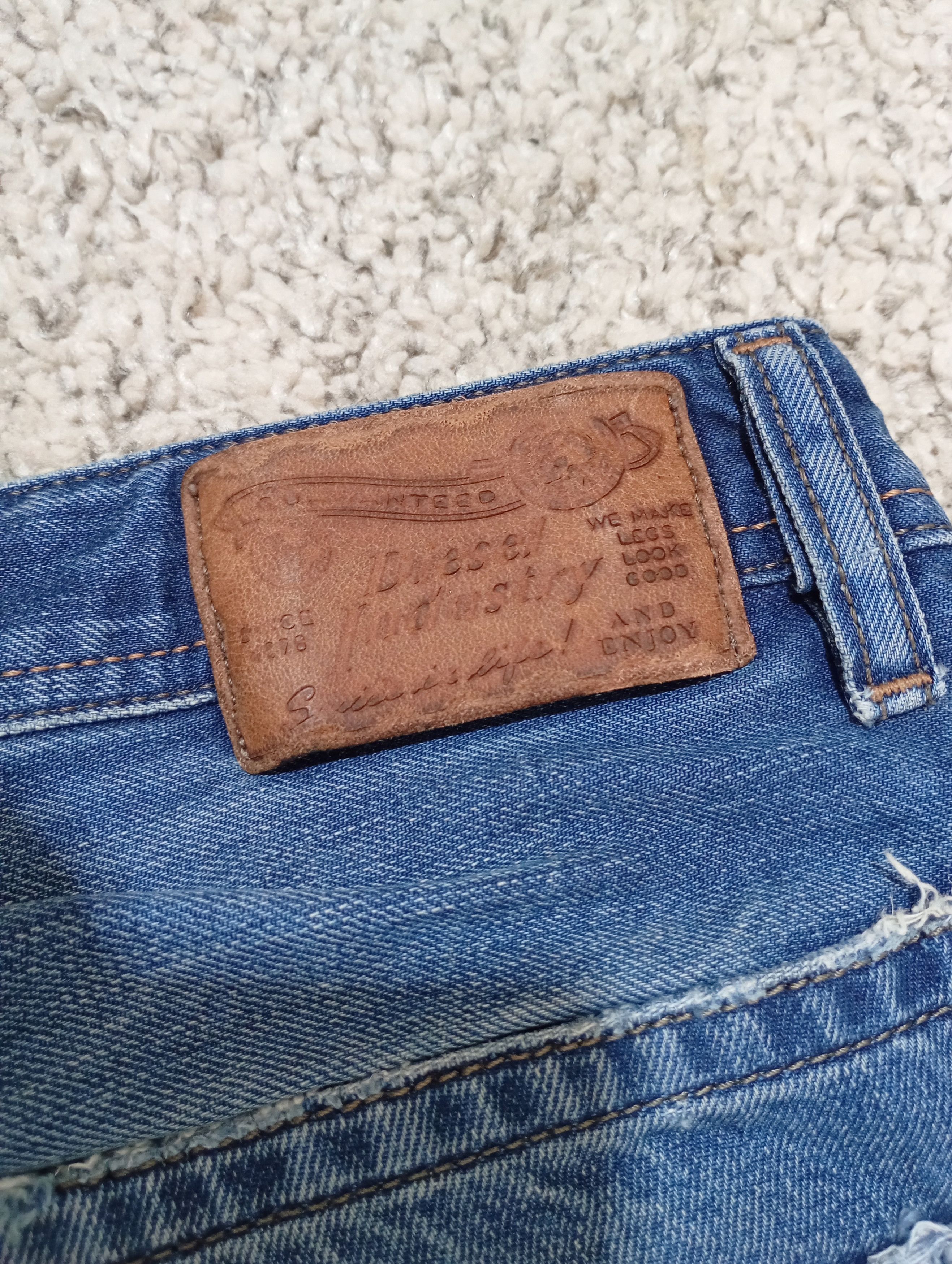 Diesel Diesel Bleu Eyecons 2011 Edition Distressed Vintage Pants Size US 32 / EU 48 - 11 Thumbnail