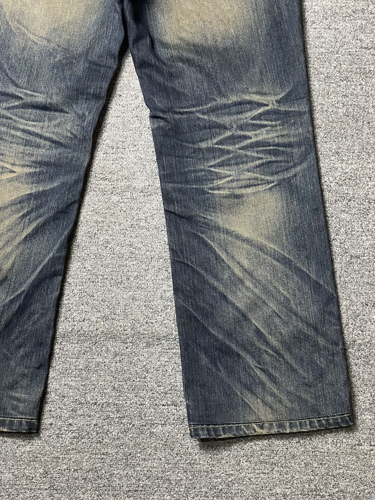 Japanese Brand × Vintage LOLITA JEANS Owl Rusty Blue Distressed Denim (92) Size US 32 / EU 48 - 4 Thumbnail