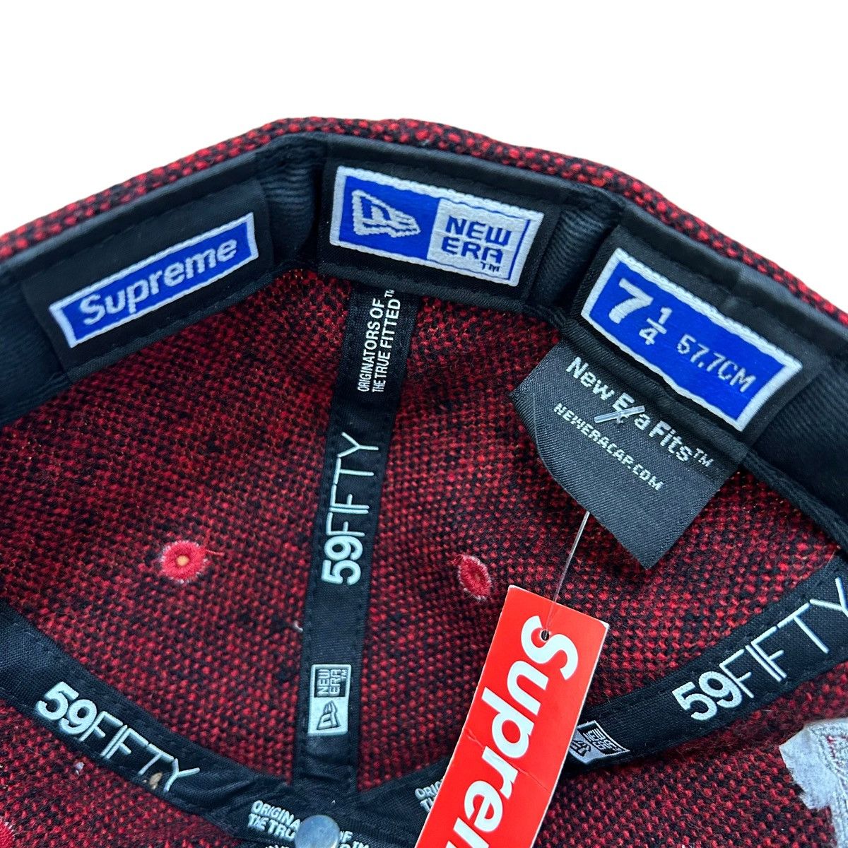 Supreme Supreme New Era World Champs LA Dodgers Logo Hat FW08 7 1/4 Size ONE SIZE - 5 Thumbnail