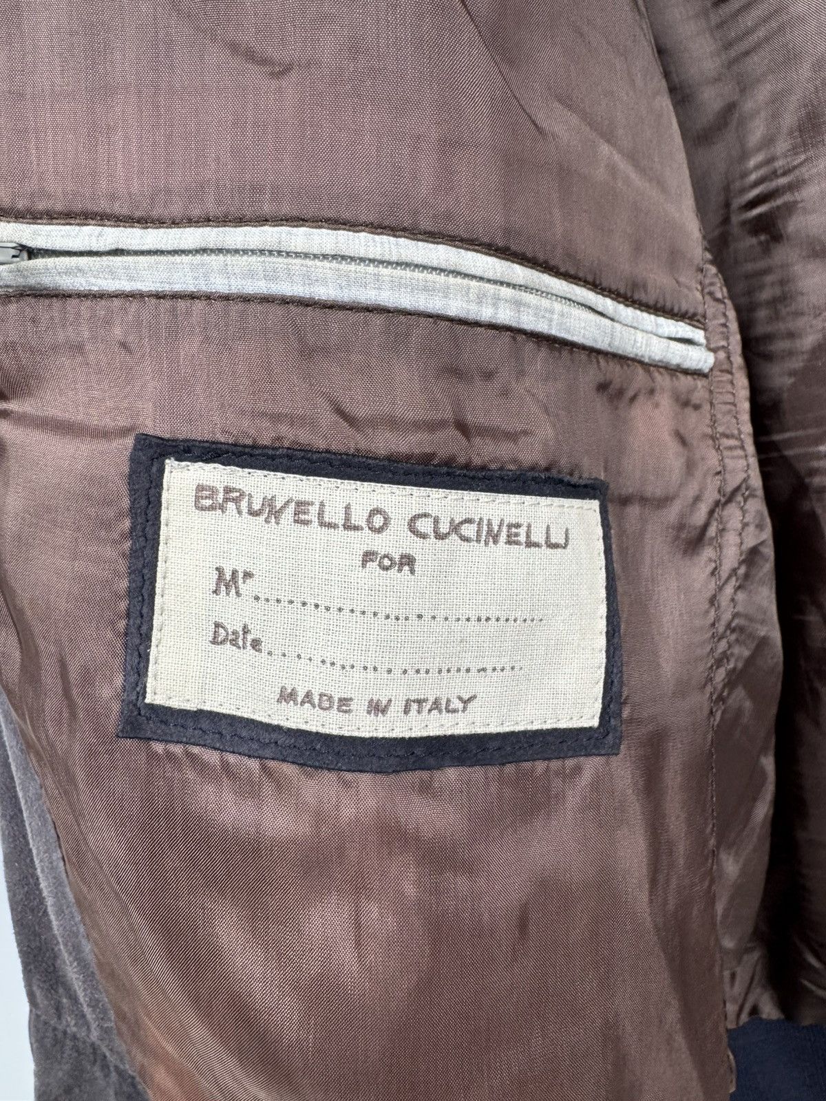 Brunello Cucinelli Brunello Cucinelli Suede Leather Jacket Size US M / EU 48-50 / 2 - 12 Thumbnail