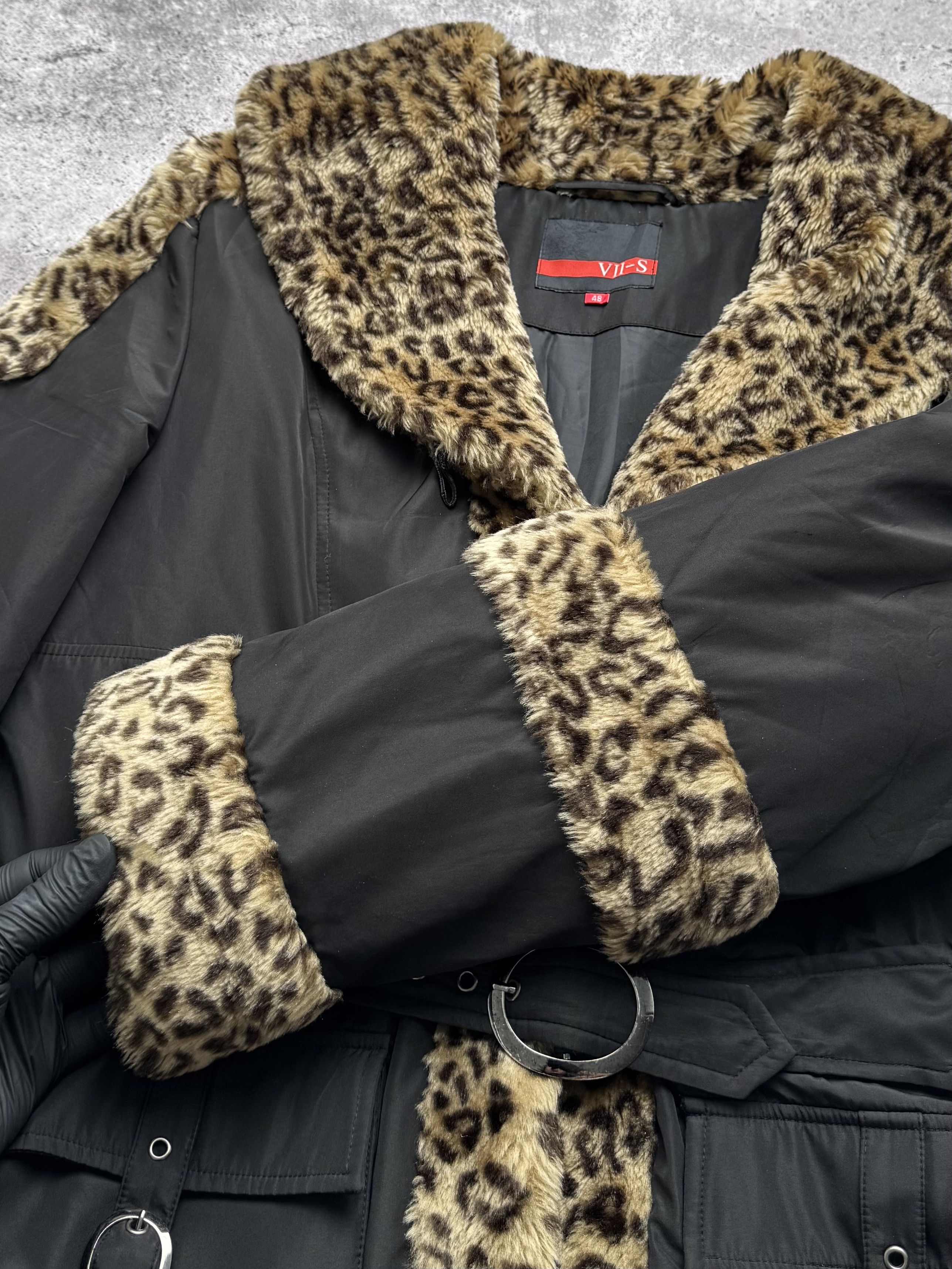 Vintage Vintage Jacket With Faux Sheepskin Details C5(V412) Size L / US 10 / IT 46 - 5 Thumbnail