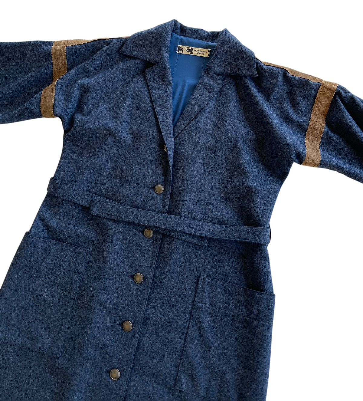 Kansai Yamamoto Kansai Yamamoto Belted Trench Coat Size M / US 6-8 / IT 42-44 - 5 Thumbnail