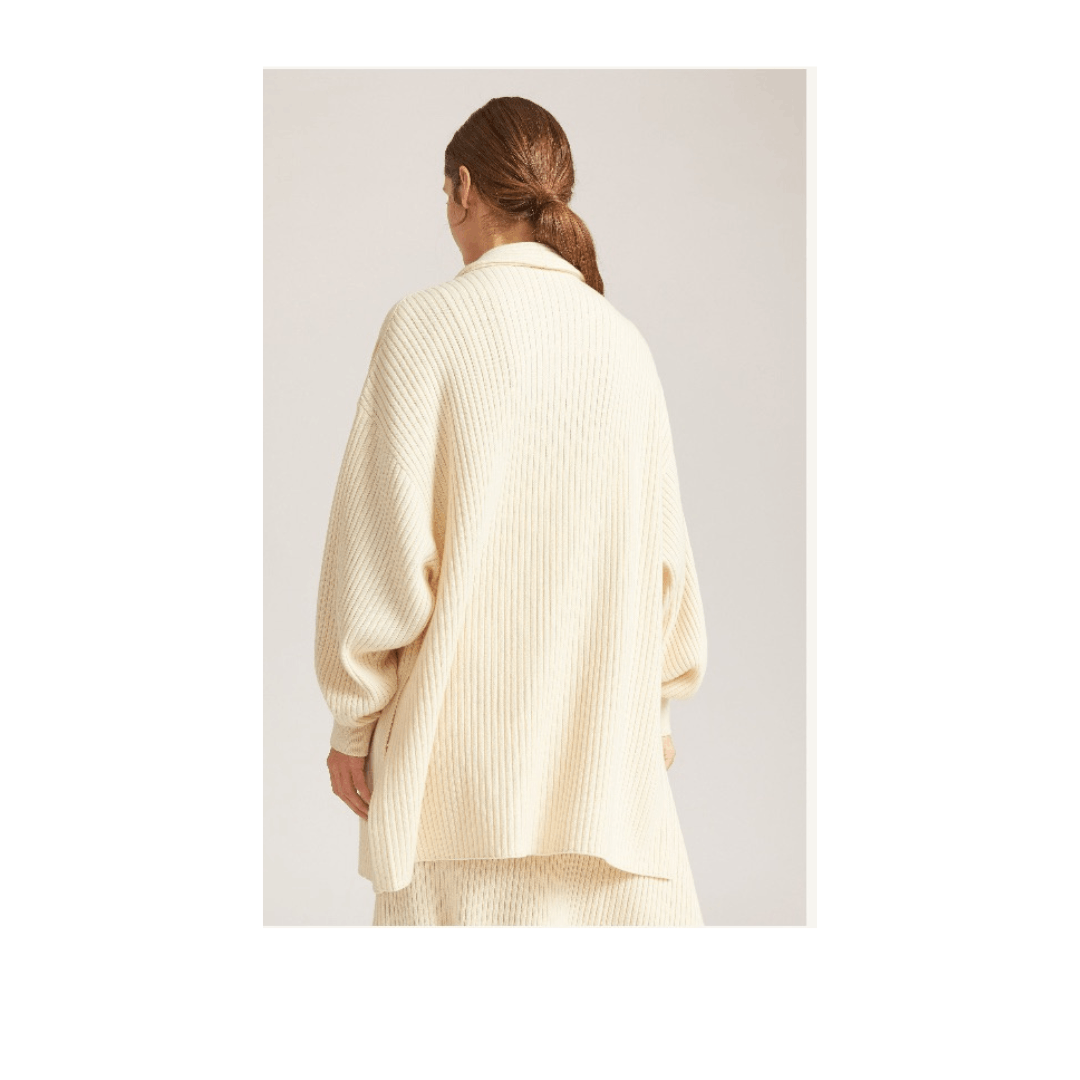 Loro Piana o1srvl11e1224 Mellbreak Cardigan in Cream Size XS / US 0-2 / IT 36-38 - 3 Thumbnail