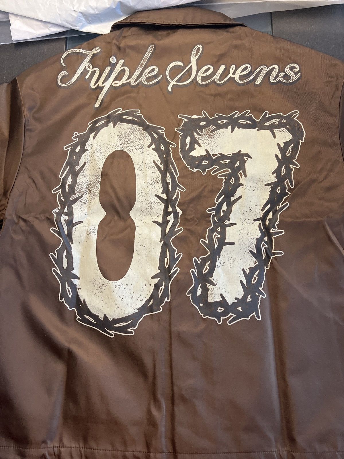 Other Triple sevens nylon t-shirt brown Size US M / EU 48-50 / 2 - 5 Thumbnail