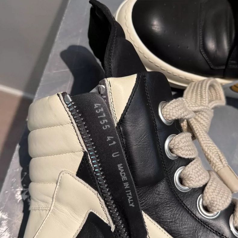 Rick Owens rick owens Basketball shoe with thick shoelace and inverted Size US 8 / EU 41 - 7 Thumbnail