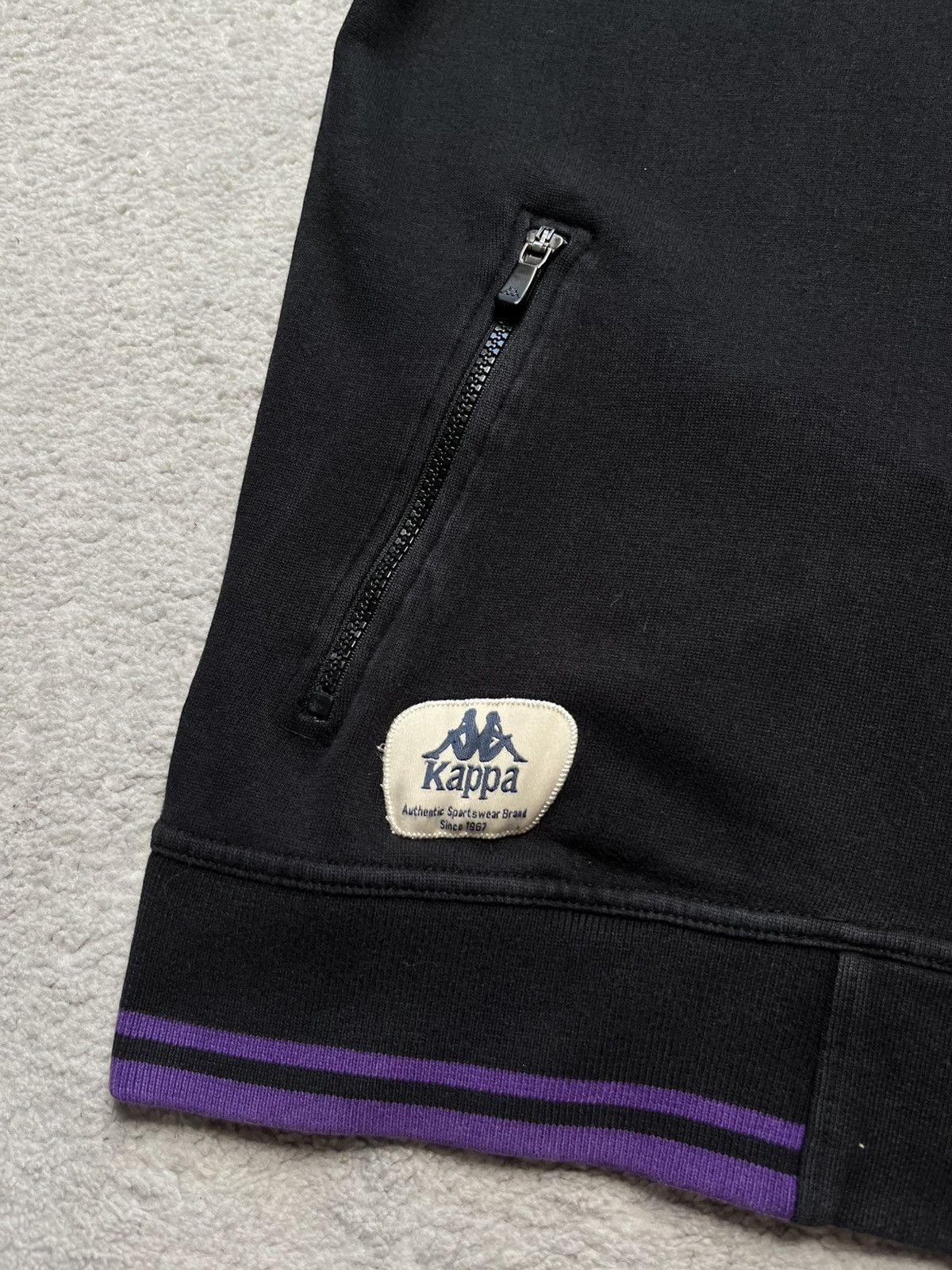Vintage Vintage Black Sweatshirt ZIP Up Soccer kappa Toulouse TFc Size US XL / EU 56 / 4 - 5 Thumbnail