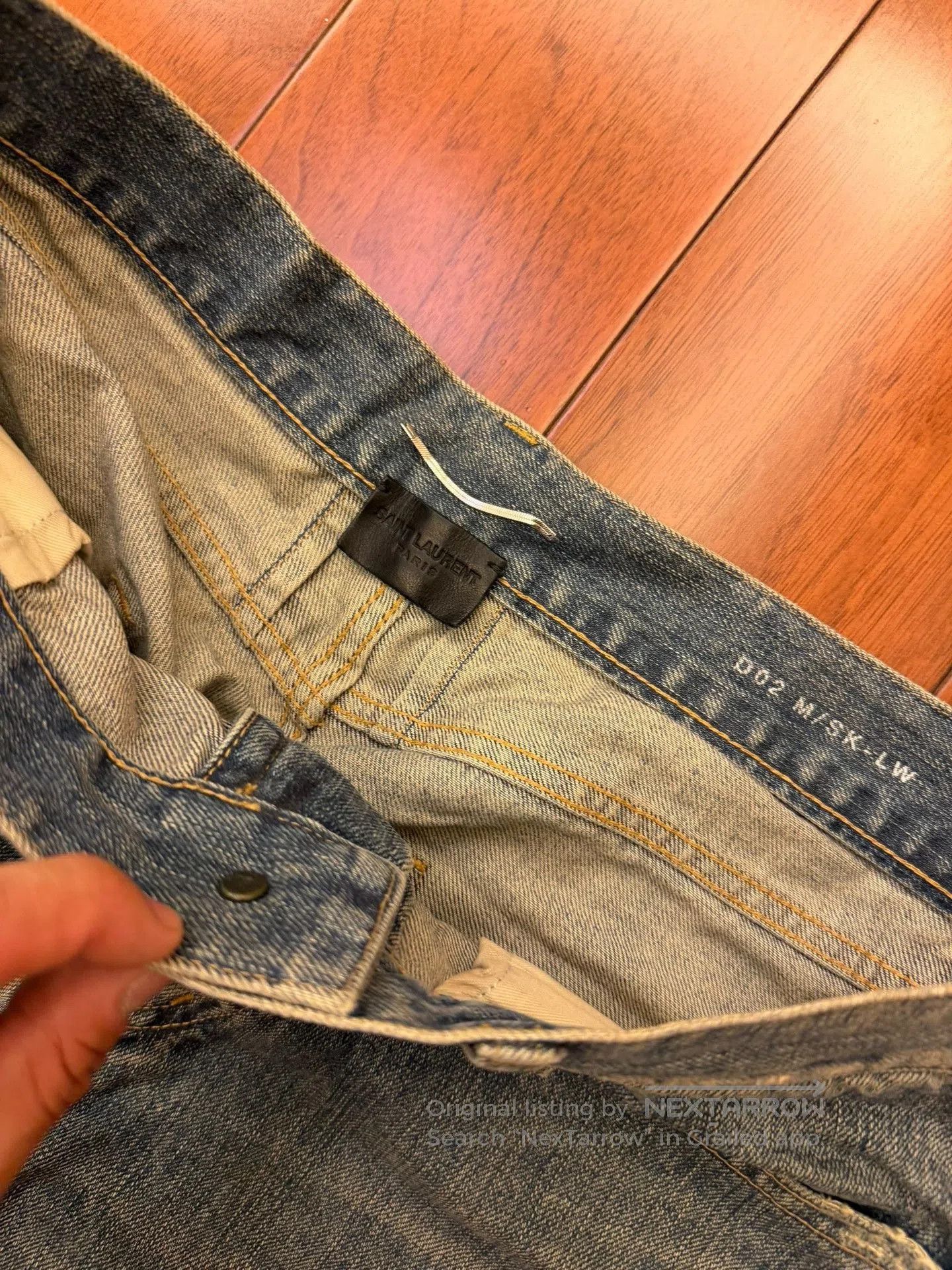 Saint Laurent Paris Saint Laurent Paris SLP Distressed Jeans D02 W32. Size US 32 / EU 48 - 2 Thumbnail