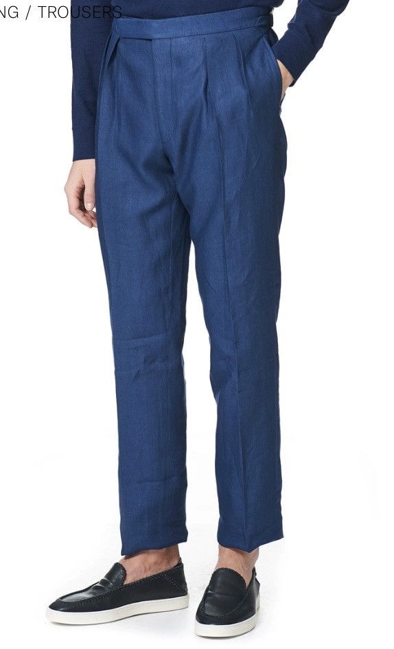 Ralph Lauren Purple Label Classic Linen Pants 34 Size