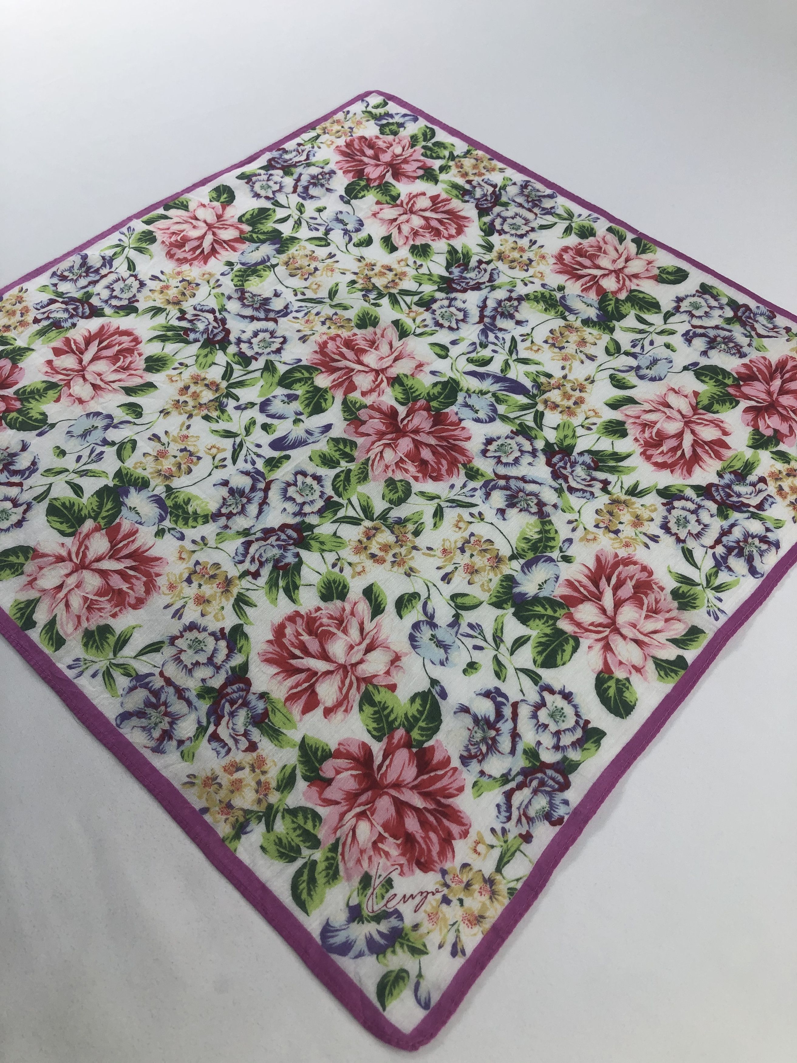 Kenzo × Vintage Kenzo Handkerchief / Bandana / Neckerchief Size ONE SIZE - 3 Thumbnail