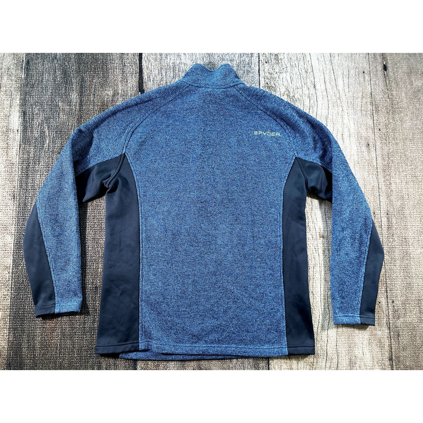 Spyder Spyder Mens Outbound Sweater Sz XL Quarter Zip Pullover Blue Size US XL / EU 56 / 4 - 5 Thumbnail