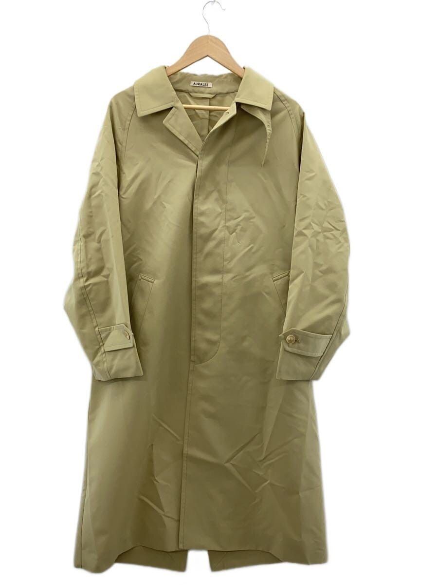 Auralee Green Wool Balen-collar Coat Size US L / EU 52-54 / 3 - 2 Thumbnail
