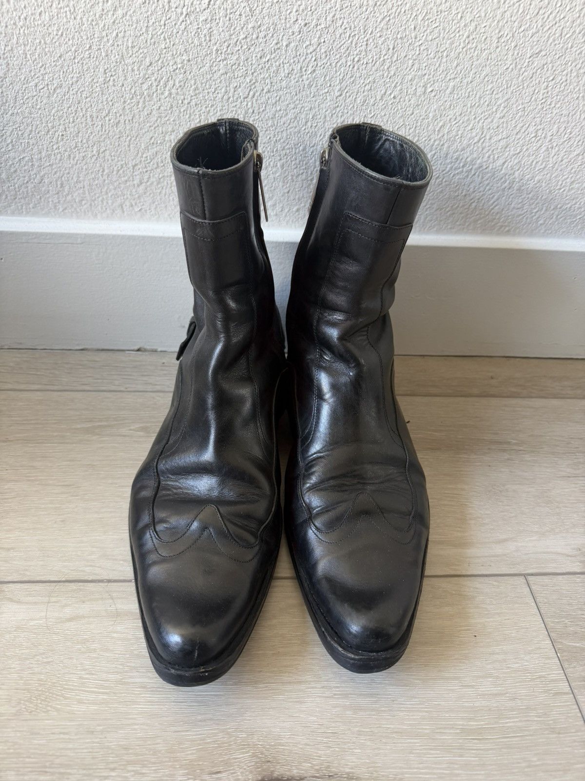 Dior AW04 VOTC Moto Boots 41 Size US 8 / EU 41 - 2 Thumbnail