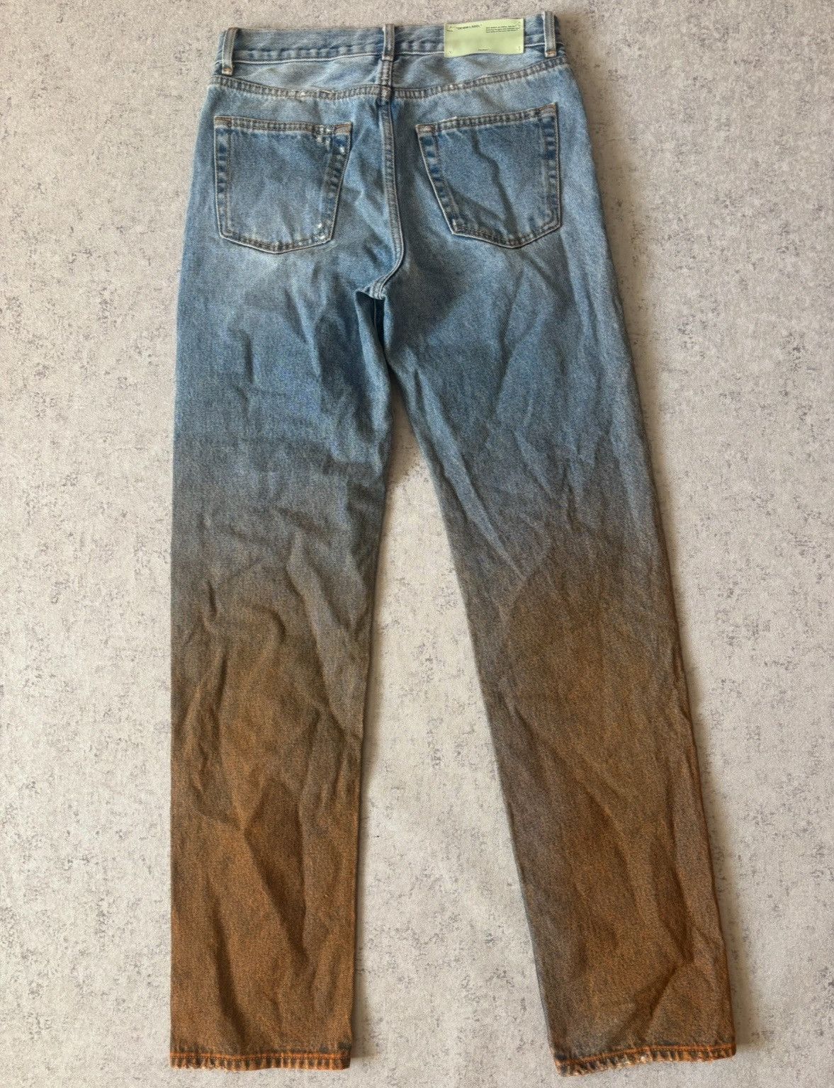 Off-White OFF-WHITE DEGRADE TWO-TONE JEANS Size 26" / US 2 / IT 38 - 2 Thumbnail