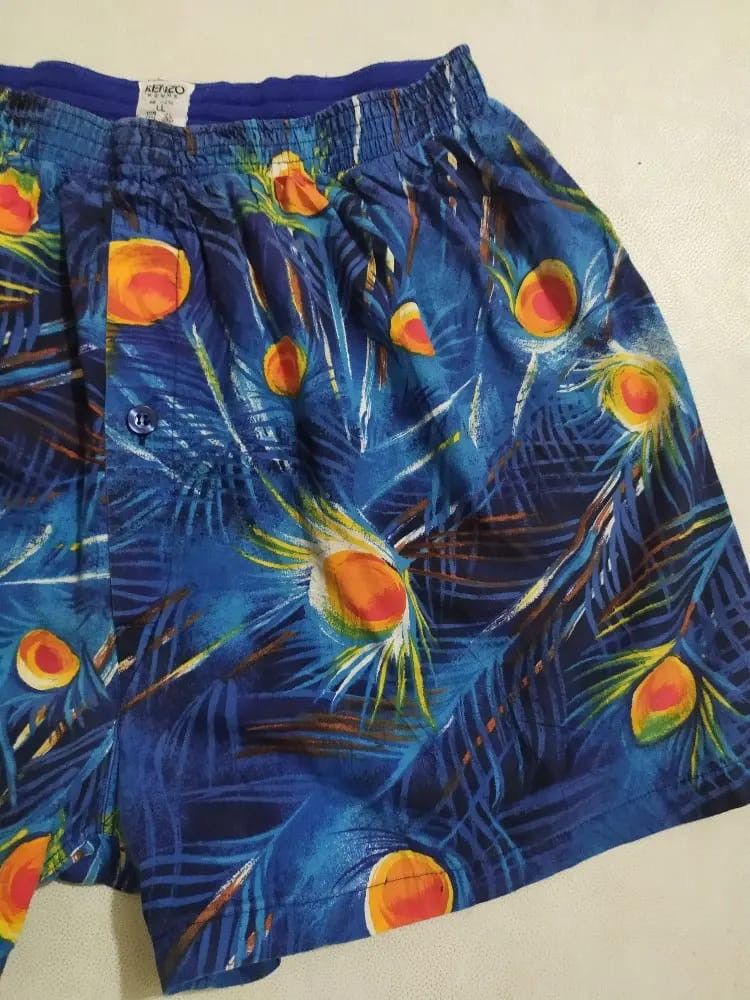 Kenzo × Vintage Vintage Kenzo Full Print Art Woven Boxer Made In Japan Size US 34 / EU 50 - 3 Thumbnail