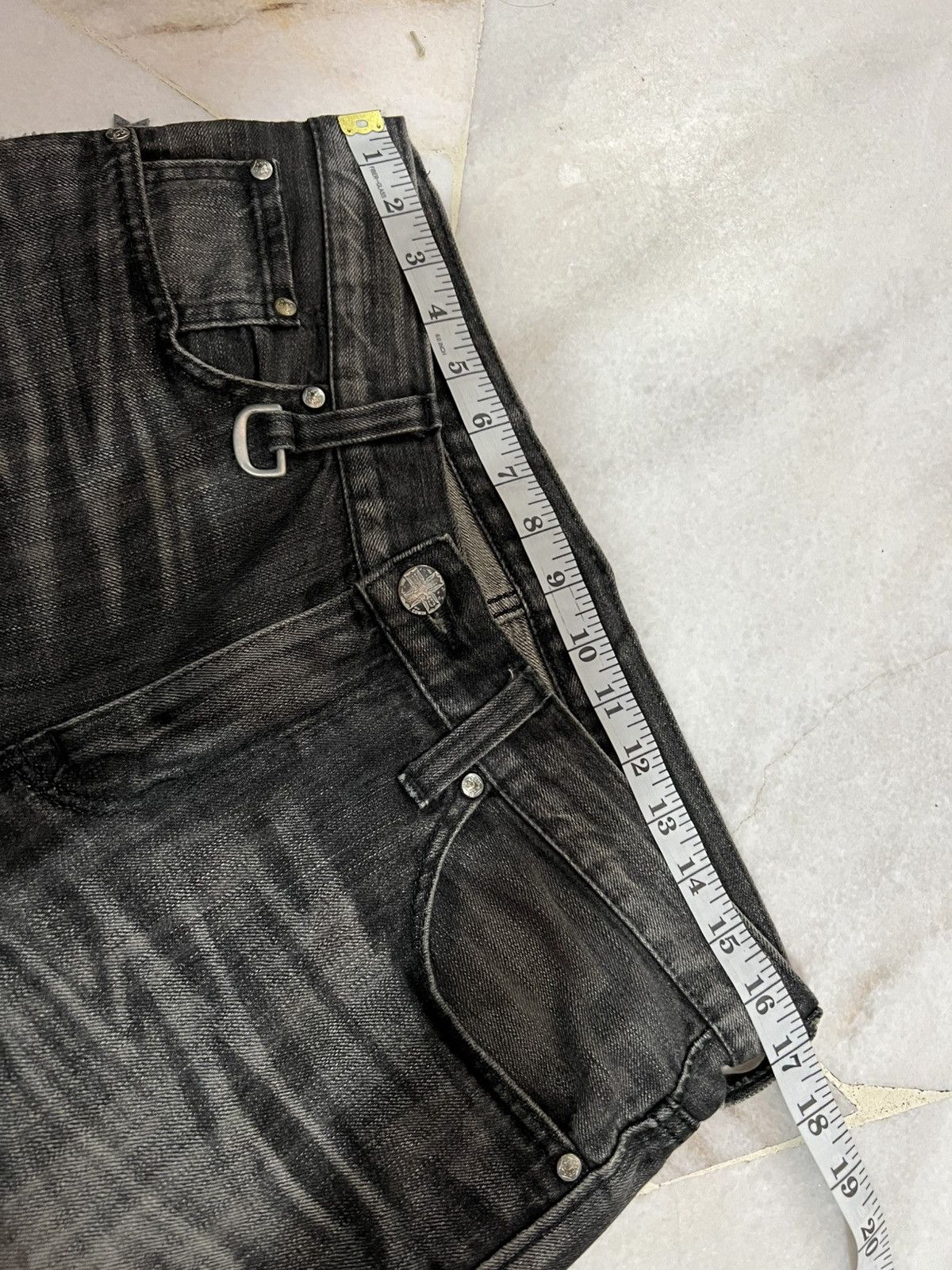 Edwin FLARE EDWIN XVS INSPIRED CHROME HEART STONE WASH JEAN Size US 33 - 3 Thumbnail