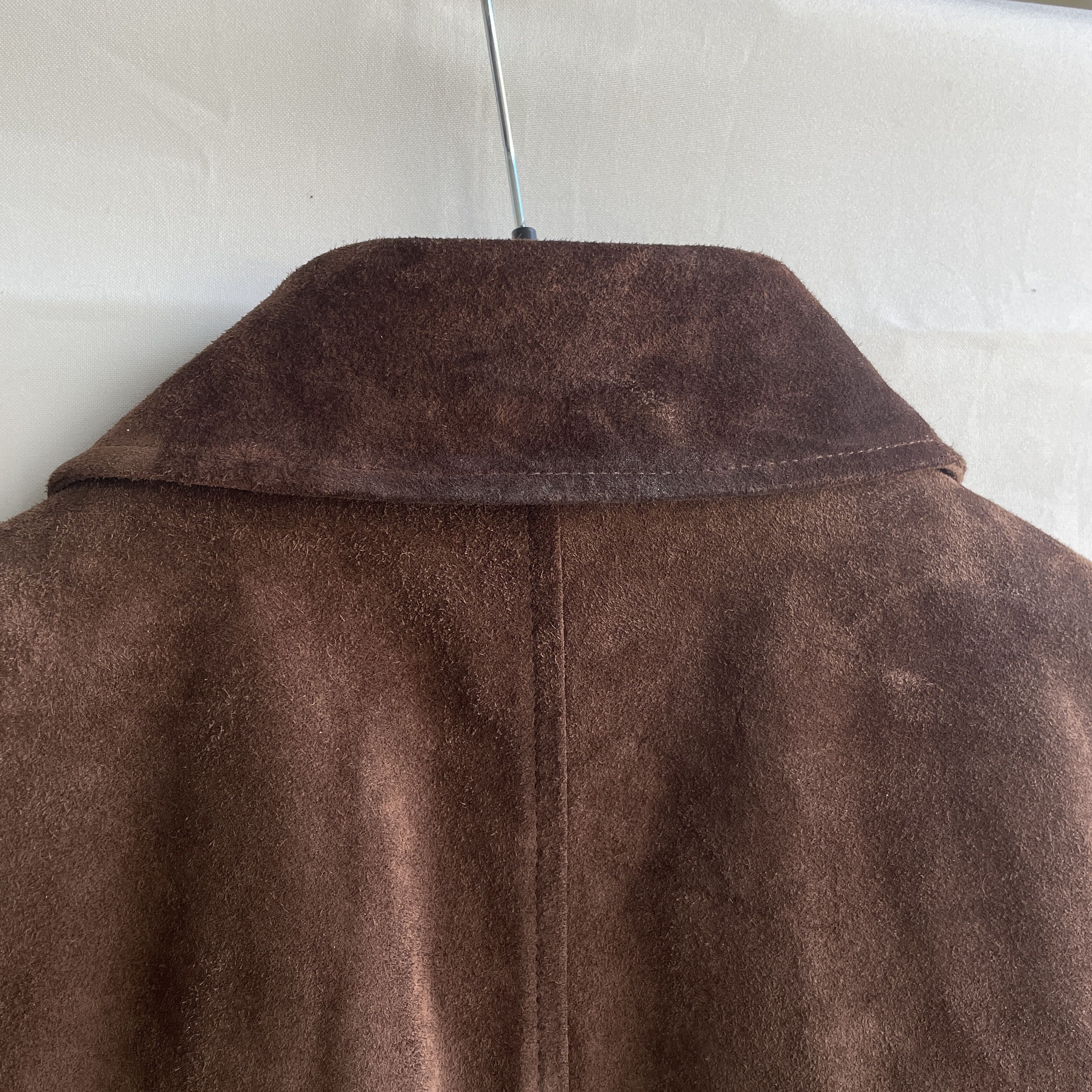 Polo Ralph Lauren Polo Ralph Lauren Calf Suede Brown Tobacco Barn Coat Size L Size US L / EU 52-54 / 3 - 8 Thumbnail