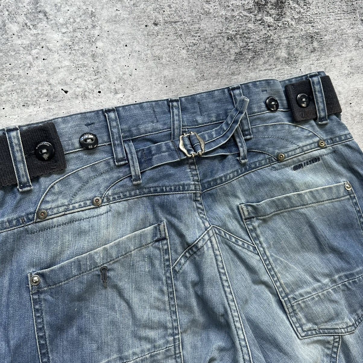 Other G Star Raw Vintage Denim Pants Double Knee Jeans Y2K Hype Size US 32 / EU 48 - 16 Thumbnail