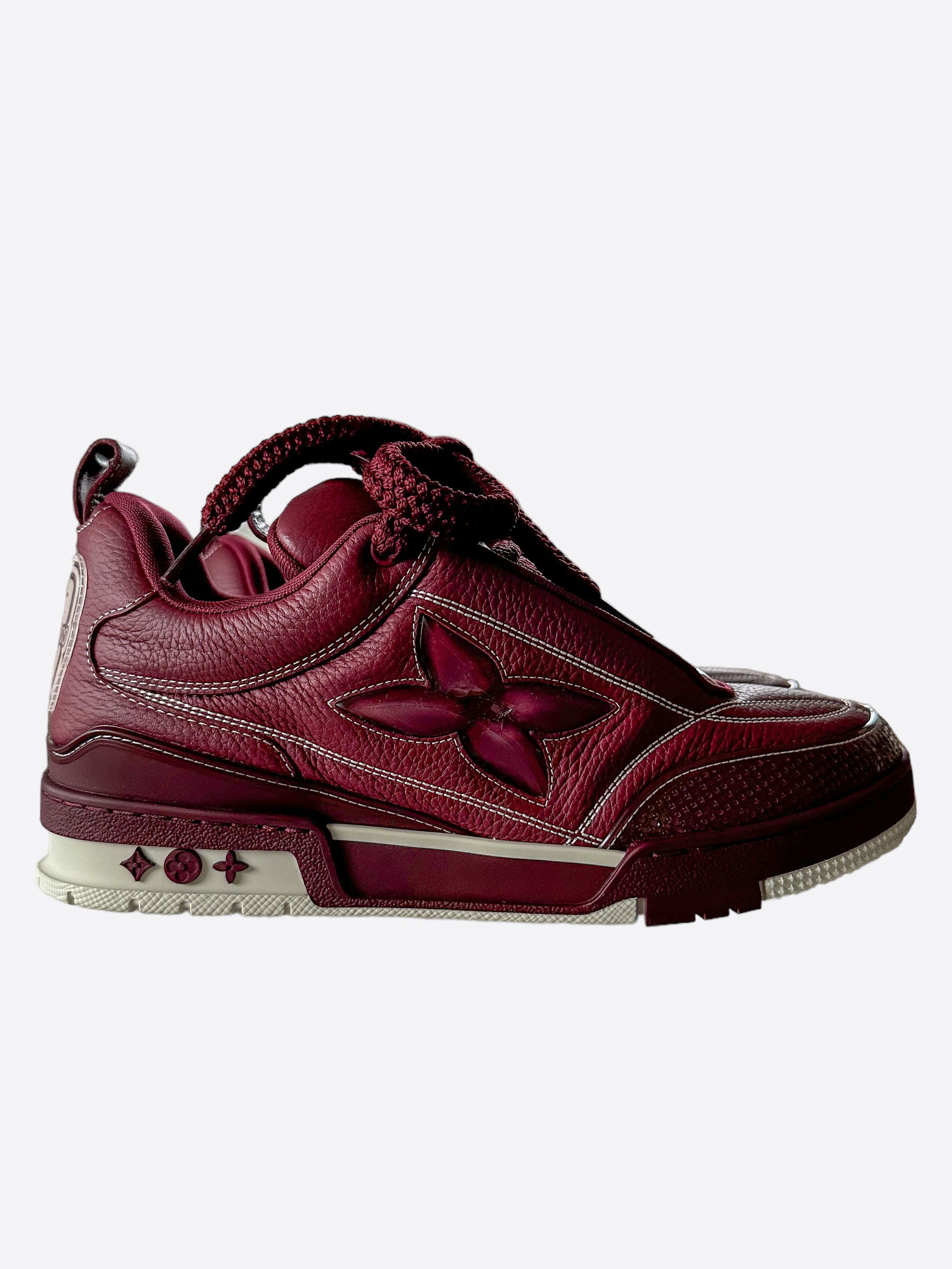 image of Louis Vuitton Bordeaux Skate Trainers Shoes, Men's (Size 9)