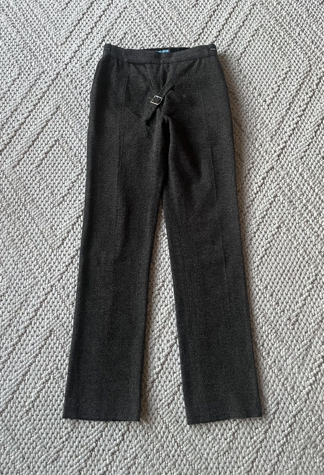 Undercover Undercover AW97 wool buckle japanese trousers/pants Size US 29 - 1 Thumbnail