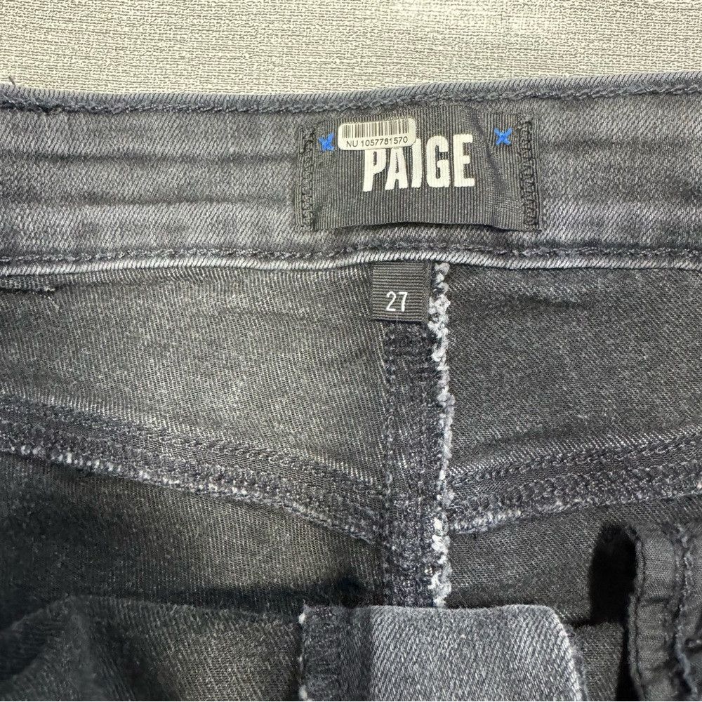 Paige PAIGE Atley Ankle Flare Jeans In Black Willow Size 27'' Size 27" / US 4 / IT 40 - 6 Thumbnail