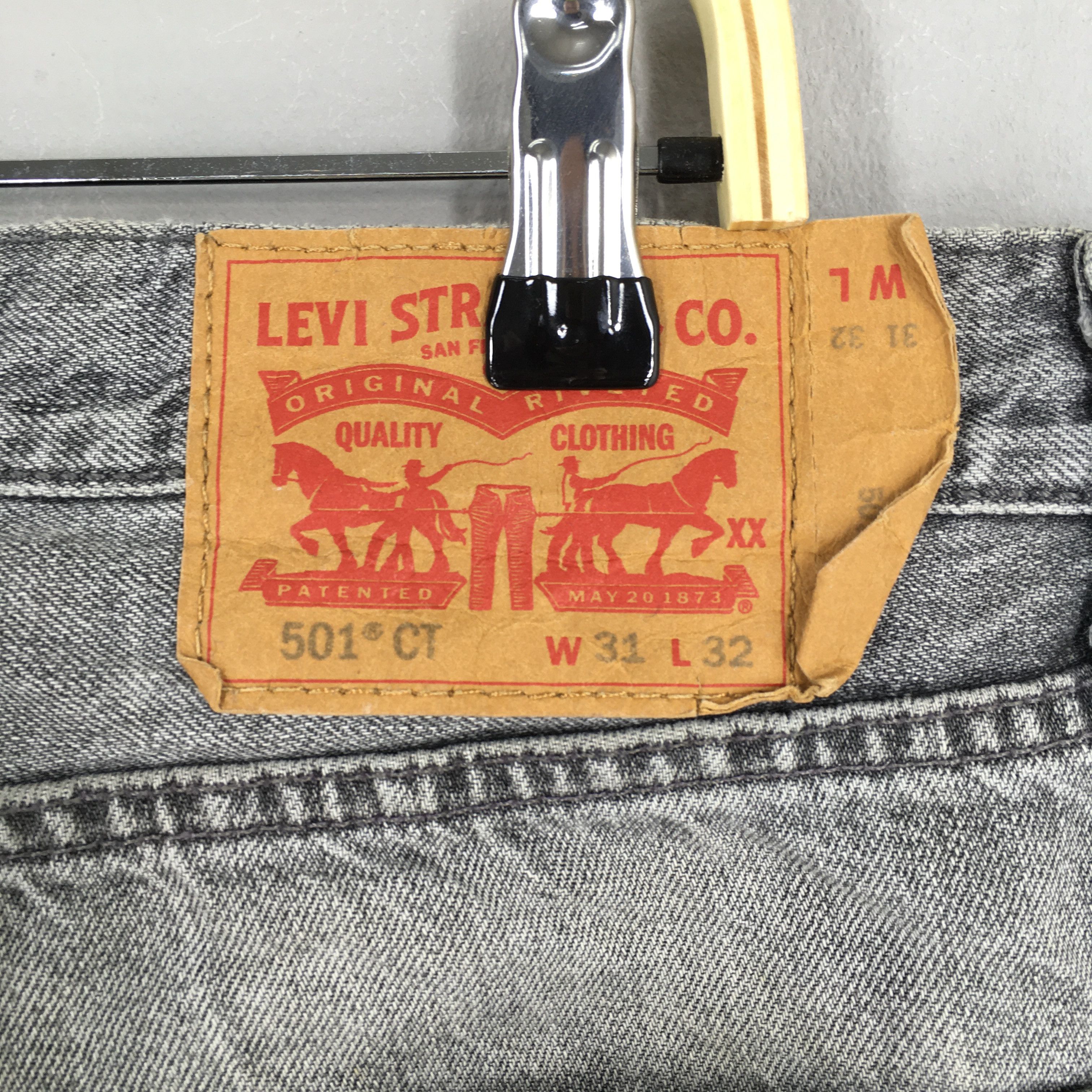 Levi's Size 30x30 Vintage Y2K Levi's 501 Faded Black Jeans S702 Size US 30 / EU 46 - 11 Thumbnail