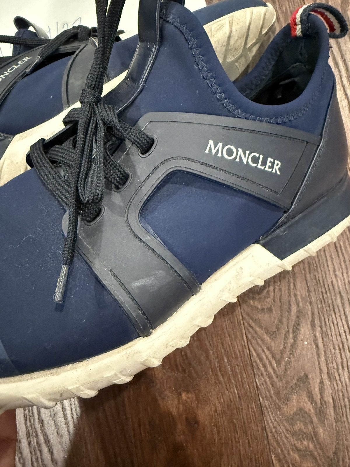 Moncler Moncler Emilien Sneakers Blue Size 11 / EU 44 Size US 11 / EU 44 - 6 Thumbnail