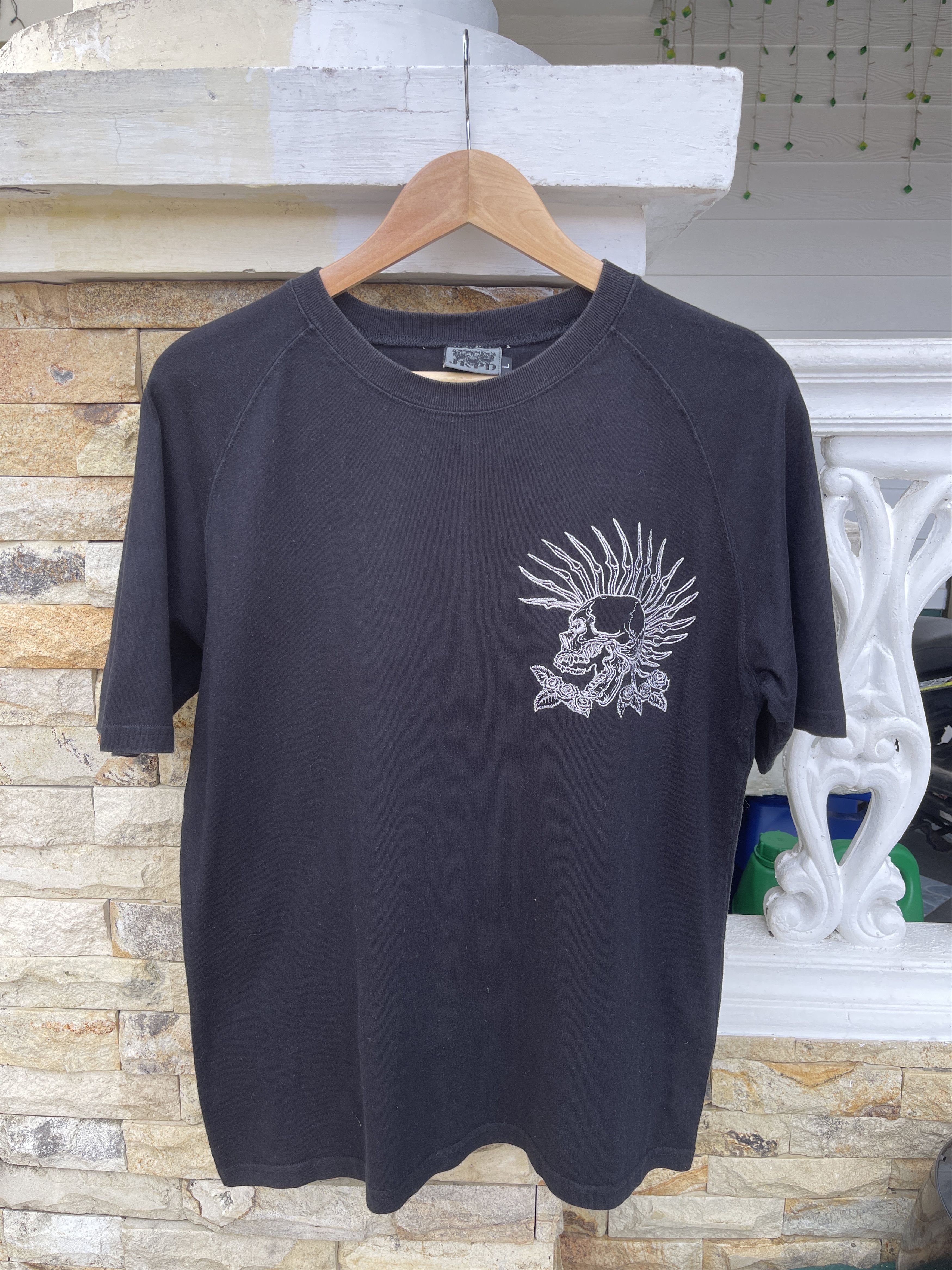 Hysteric Glamour Last Drop🔥Vtg Junkys Paradise Punk Rock Embroidered T-Shirt Size US L / EU 52-54 / 3 - 2 Thumbnail