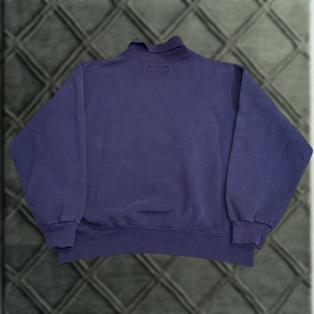 Russell Athletic VINTAGE 90s Russell Athletic Michigan Wolverines Turtleneck Sweatshirt L Mens Blue Shirt Size US L / EU 52-54 / 3 - 1 Thumbnail