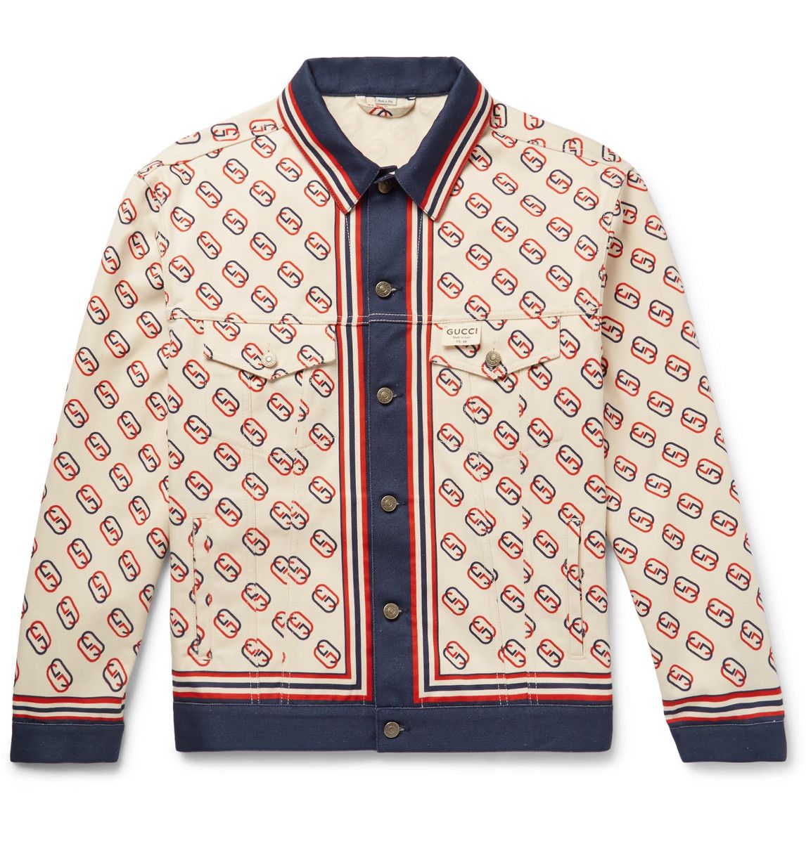 Gucci o1glo1t0923 Jackets in Ivory Red Size US M / EU 48-50 / 2 - 1 Thumbnail