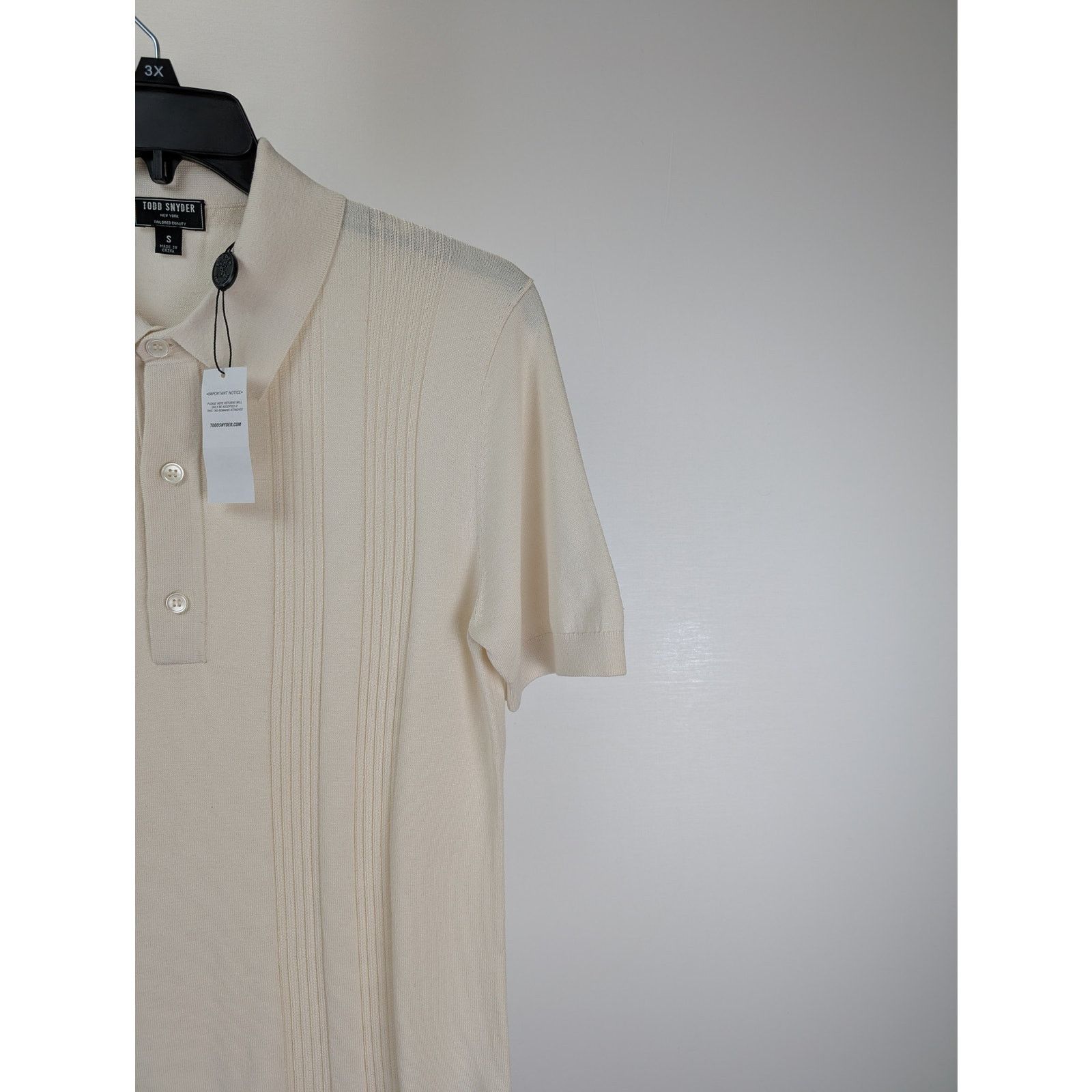 Todd Snyder o1rshd1 CC20 Polo Shirt in Beige Size US S / EU 44-46 / 1 - 4 Thumbnail