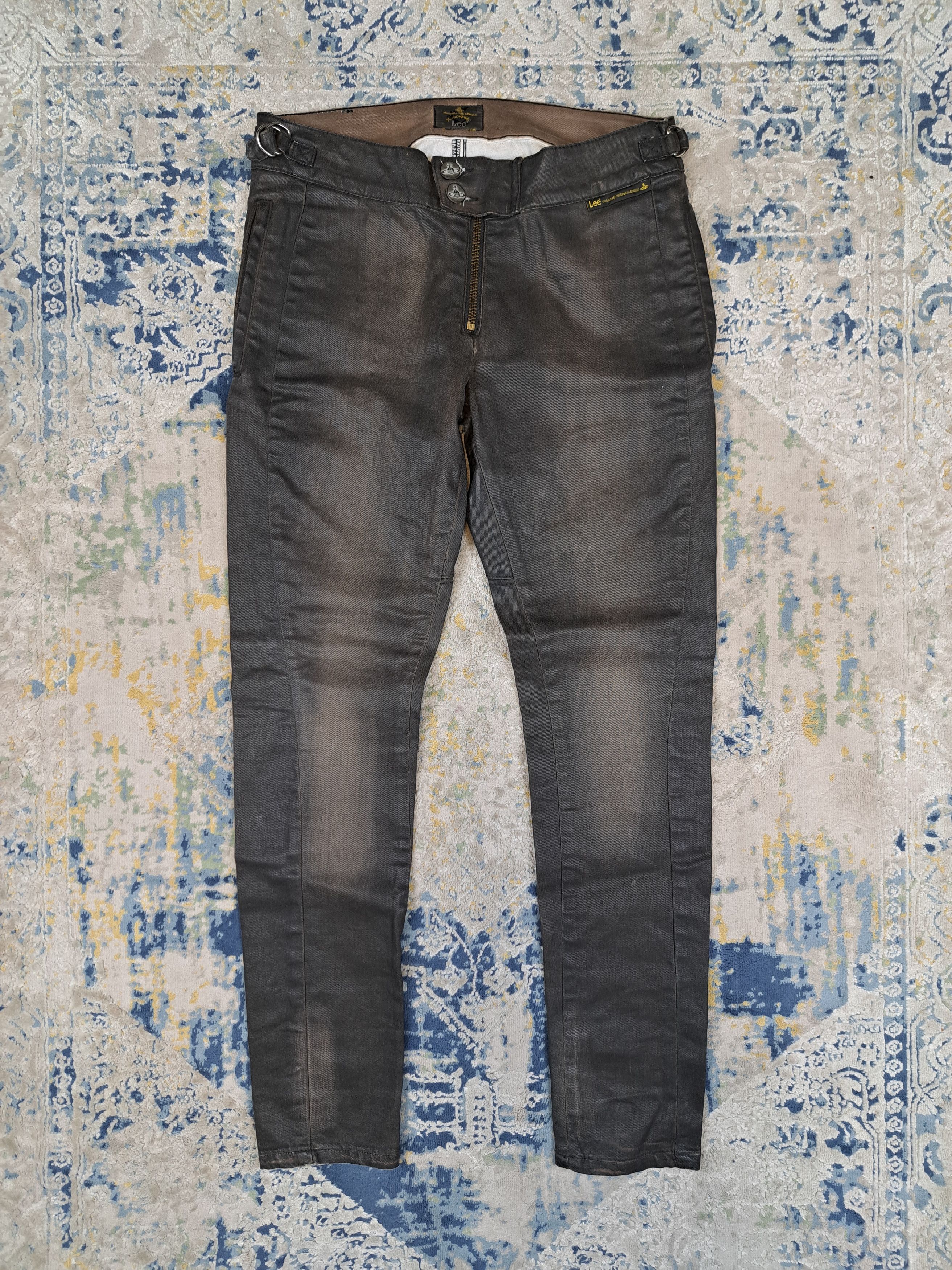 Lee × Vivienne Westwood Vivienne Westwood x Lee Avant Garde Archive Waxed Pants Size US 28 / EU 44 - 1 Thumbnail