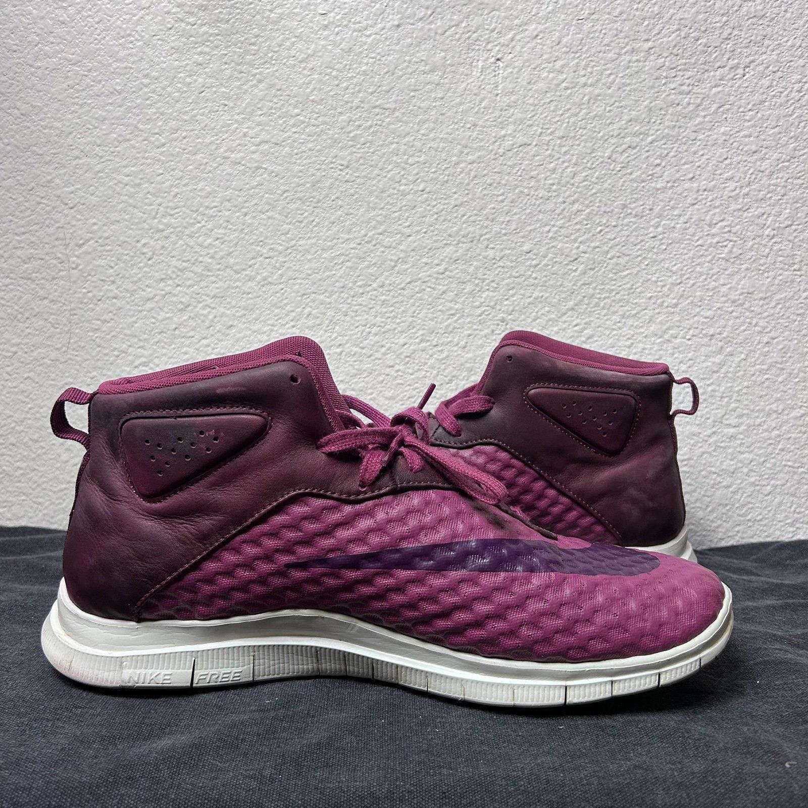 Nike Nike Free Hypervenom Mid (Burgundy) Size US 11 / EU 44 - 7 Thumbnail