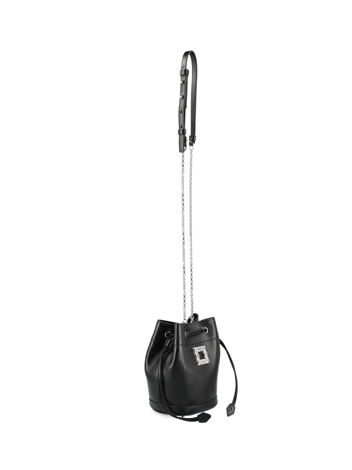 Roger Vivier o1s22i1n0824 Size: OS / Leather Vivier Bucket Bag in Black Size ONE SIZE - 3 Thumbnail