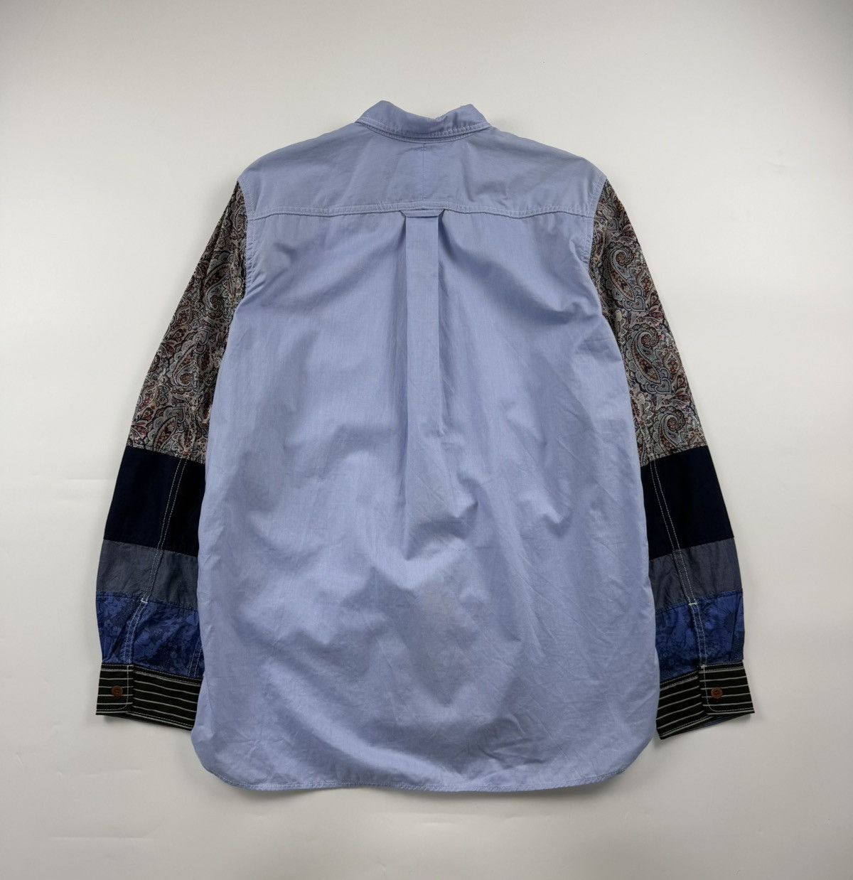 Junya Watanabe Junya Watanabe Patchwork Sleeve Shirt Size US L / EU 52-54 / 3 - 2 Thumbnail