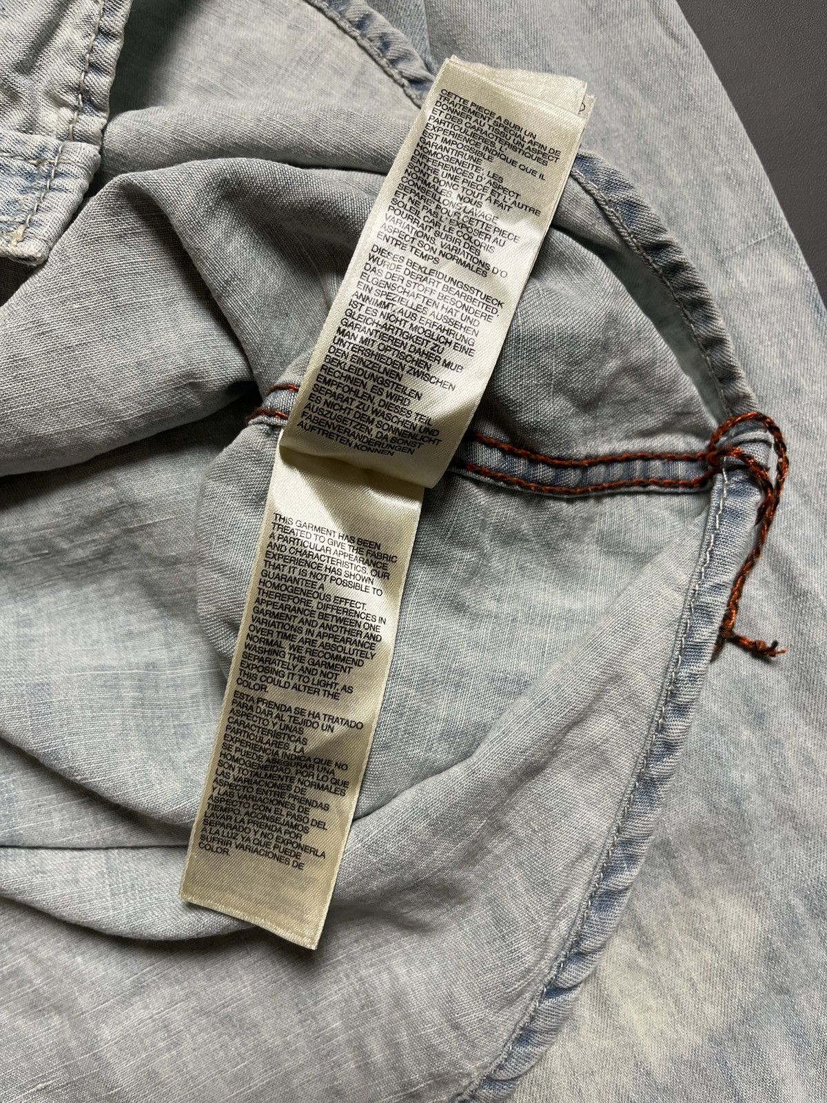 Diesel Diesel Western Denim Shirt Size US L / EU 52-54 / 3 - 10 Thumbnail