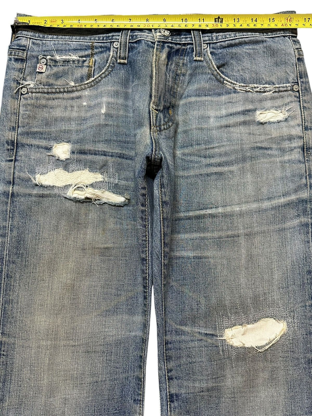 AG Adriano Goldschmied Vintage Usa Adriano Goldschmied Faded Wash Distressed Jeans Size US 32 / EU 48 - 13 Thumbnail
