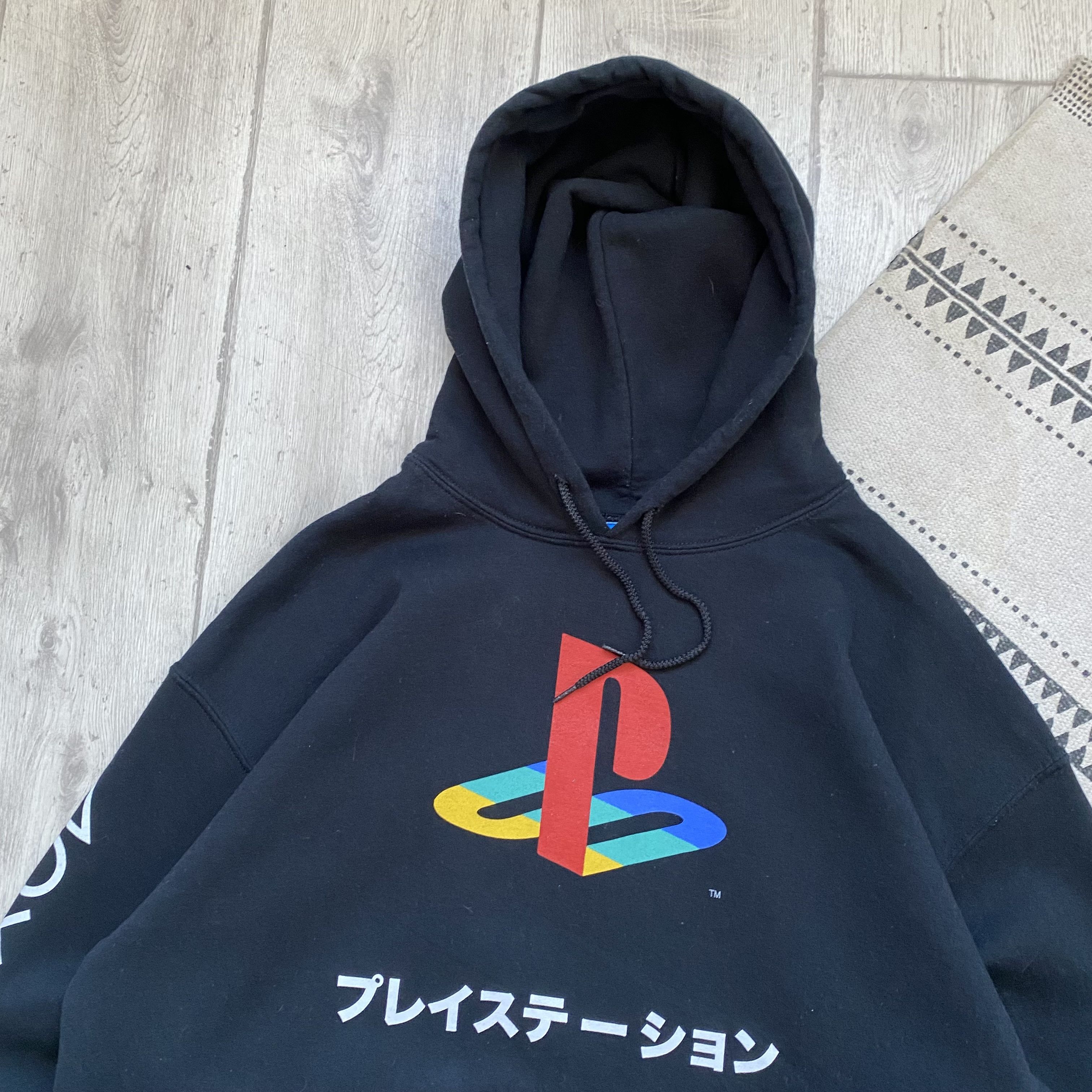 Playstation 🎮 Vintage 00s japanese Playstation hoodie Y2K balenciagaa Size US L / EU 52-54 / 3 - 2 Thumbnail