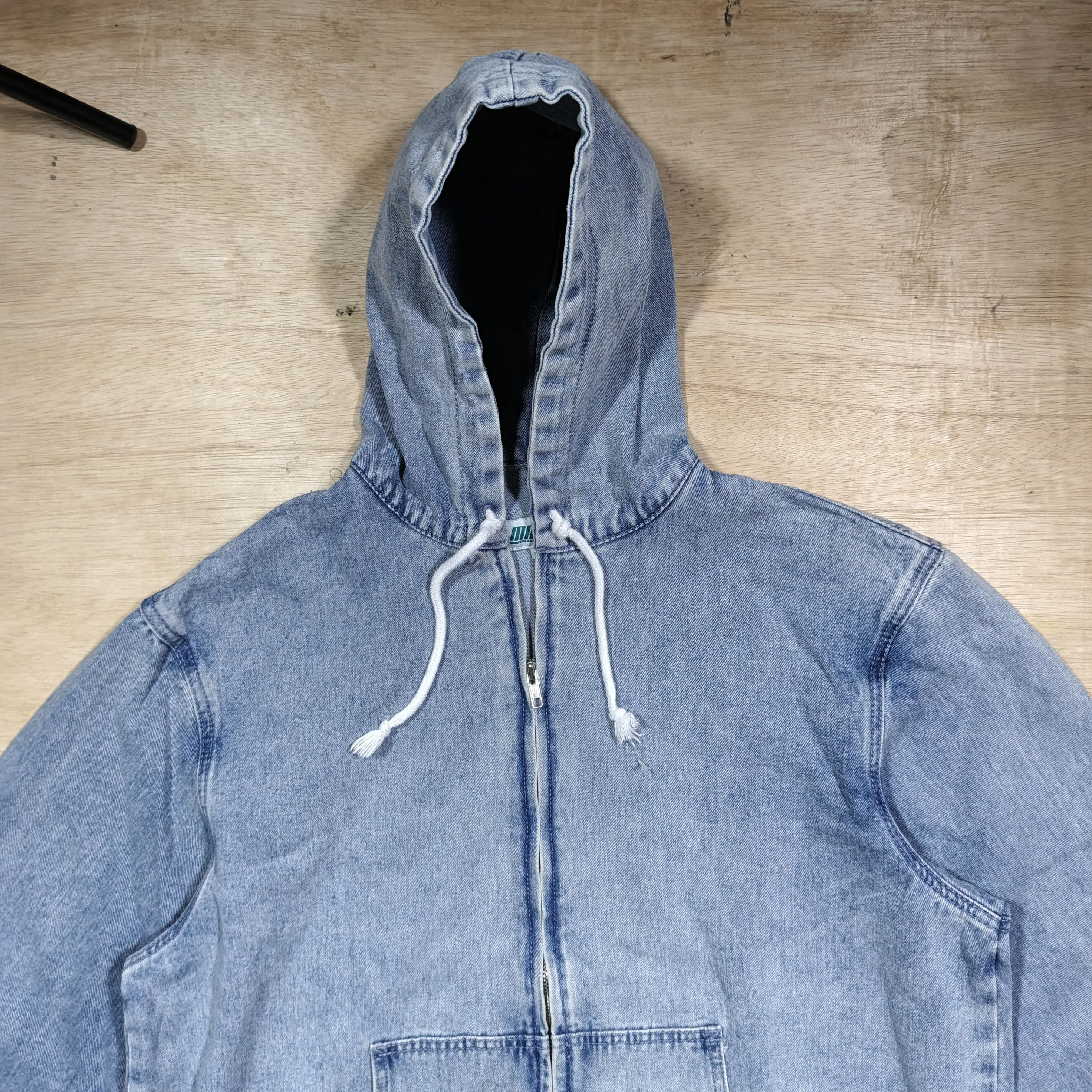 Other MARK-M Wave Logo Denim Zipper Hoodie Size US L / EU 52-54 / 3 - 2 Thumbnail