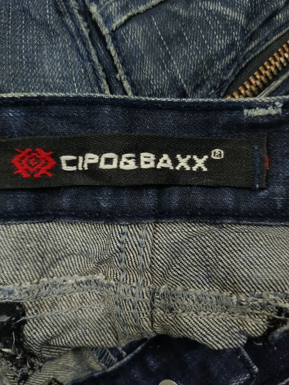 Other SICK RECONSTRUCTED CIPO & BAXX DENIM PANTS Size US 33 - 7 Thumbnail