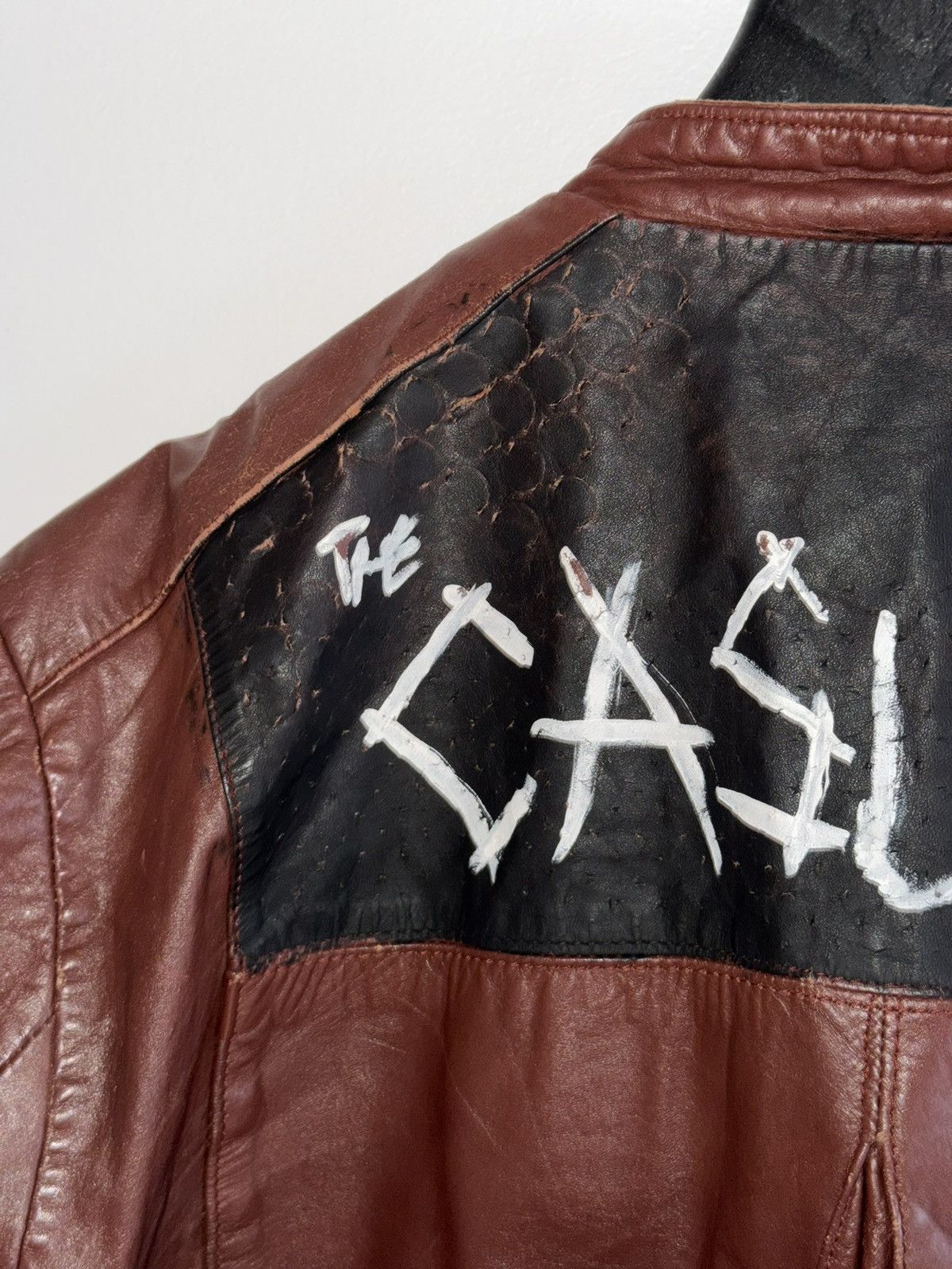 Vintage *RARE* VINTAGE 90s PUNK MISFITS FIEND CASUALTIES LEATHER Size US M / EU 48-50 / 2 - 8 Thumbnail