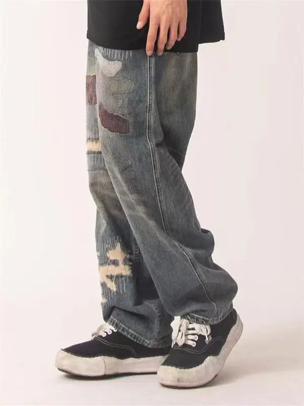 Designer × Japanese Brand Streetwear Designer Hip Hop Loose Casual Pants Size US 31 - 4 Thumbnail